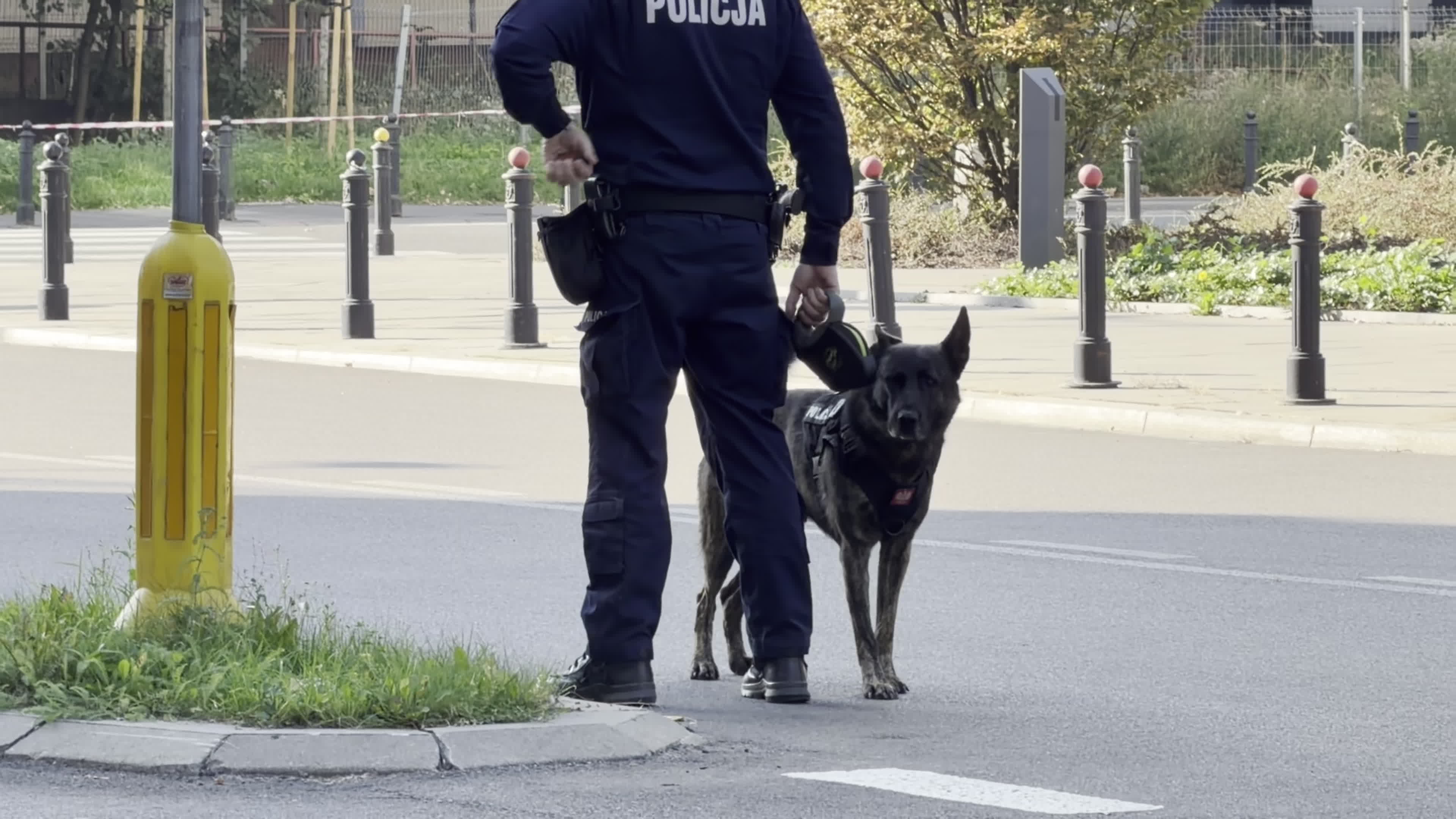 Emergency services respond after construction company finds alleged World War II bomb in Warsaw