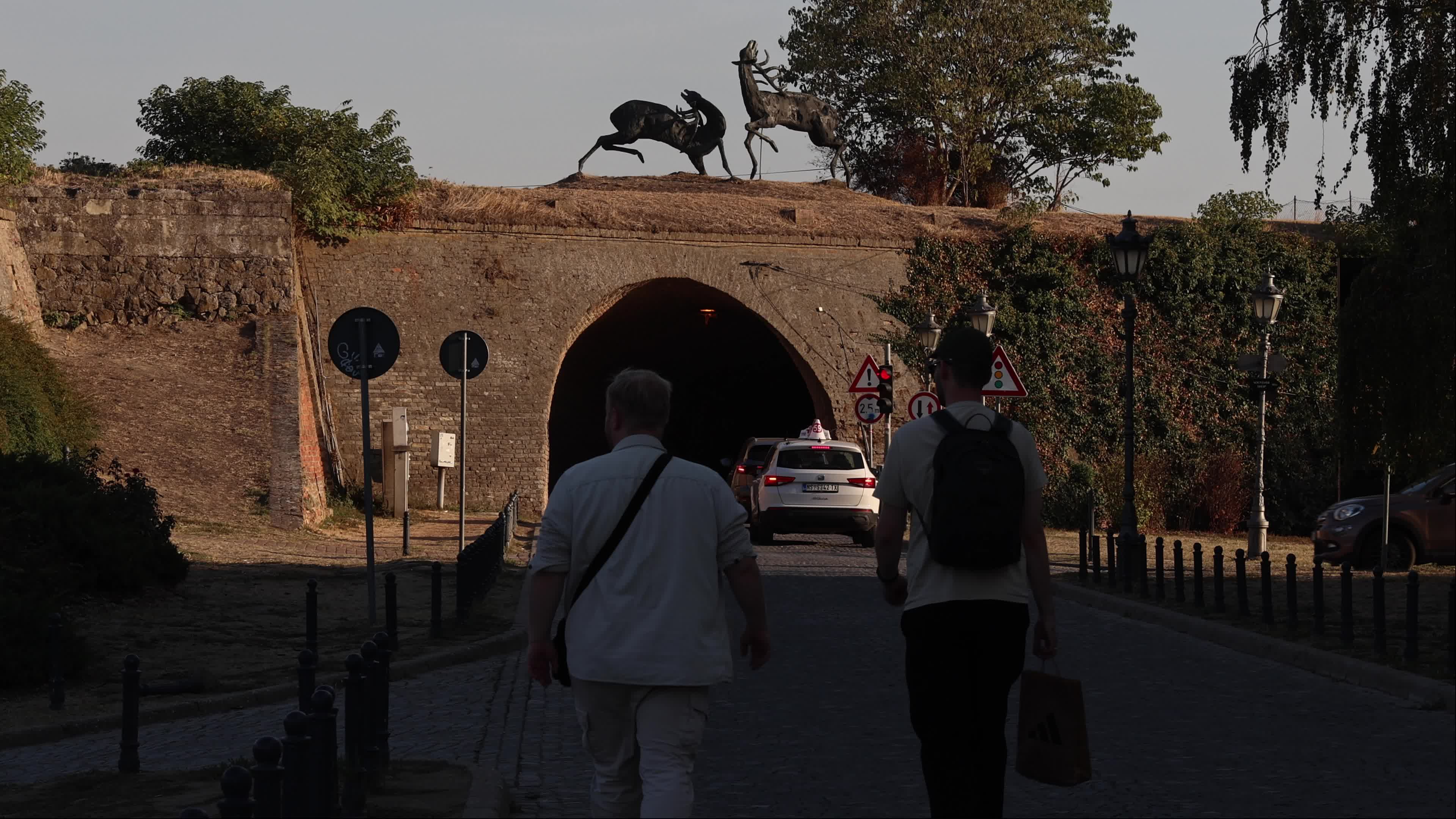 Car Tunnel at Petrovaradin Fortress in Novi Sad, Serbia