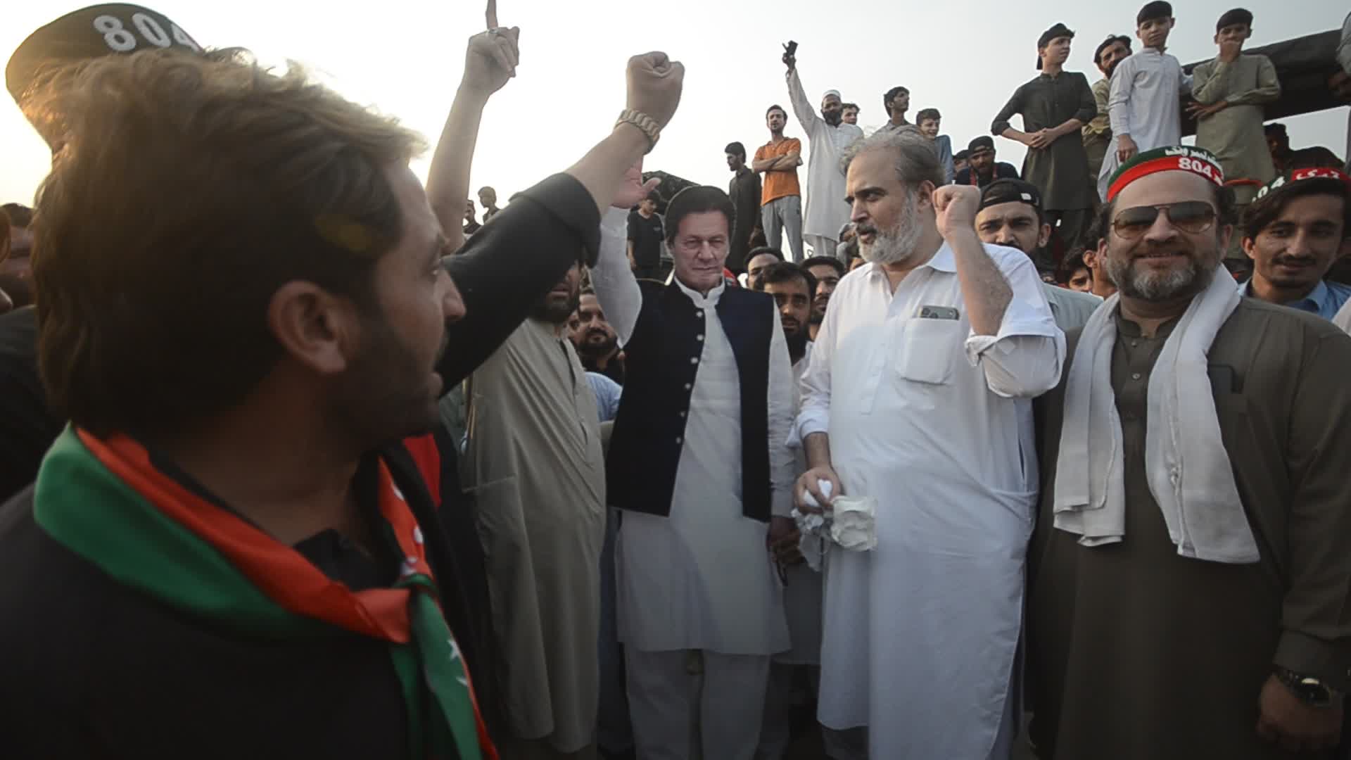 PTI Supporters March Towards Islamabad Led by KP Chief