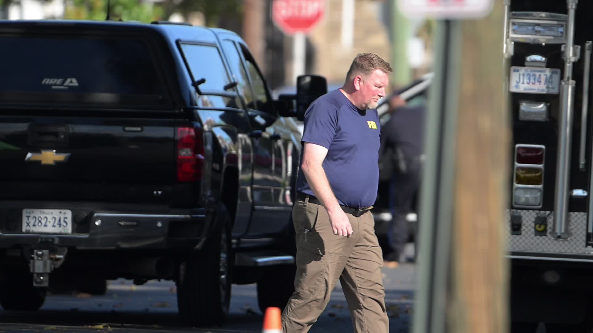 FBI agents raid the home of Eugene Horsch