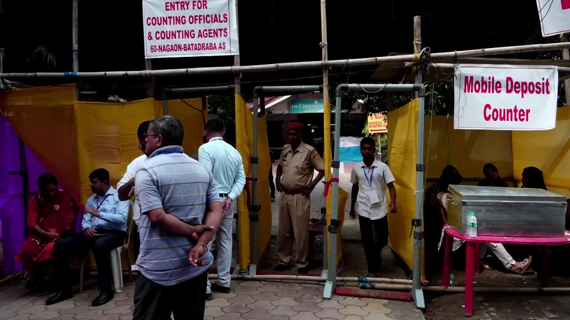 Counting of votes begins for Nagaon Lok Sabha seat in  India