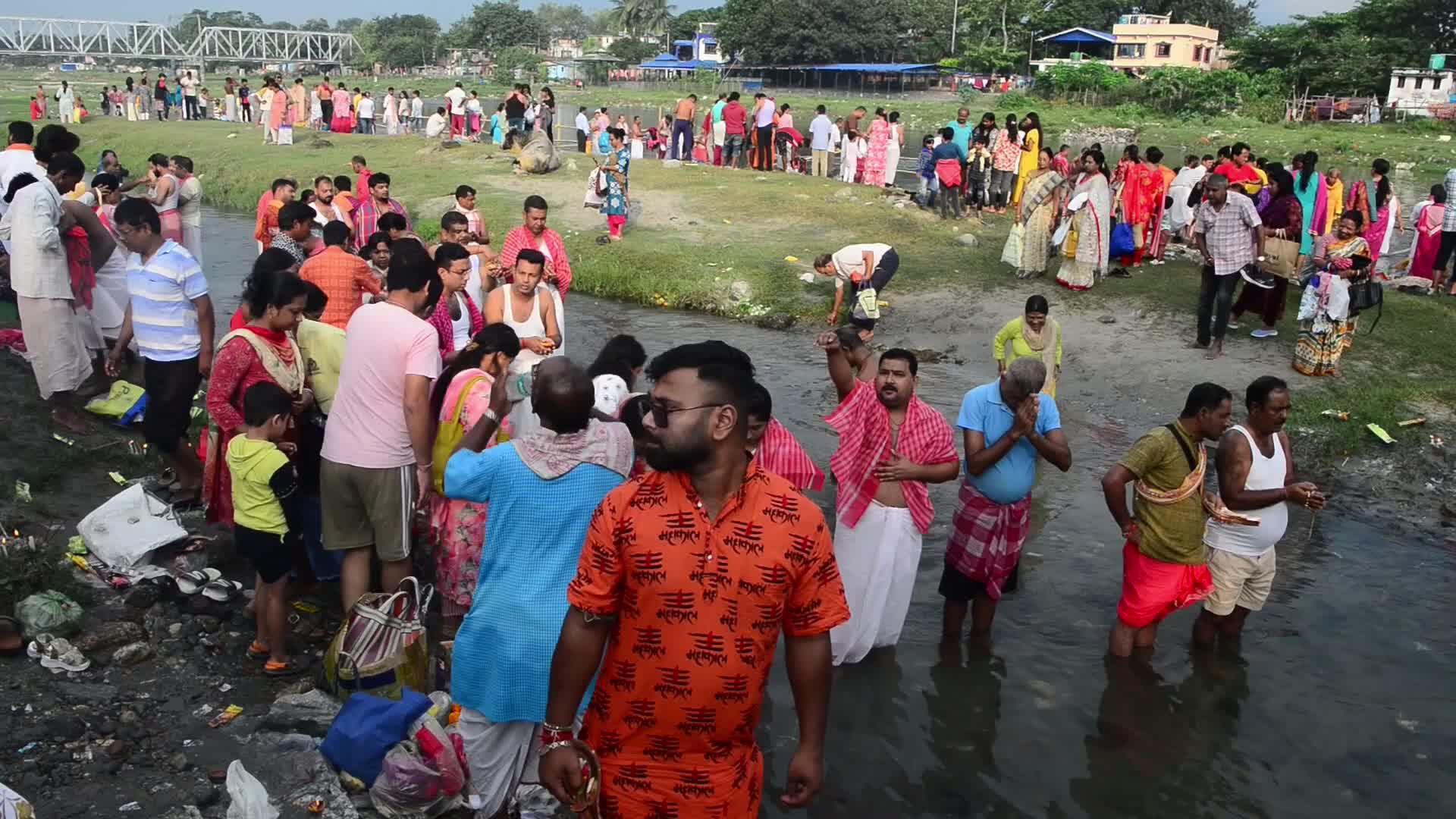 Mahalaya Tarpan At Mahananda River