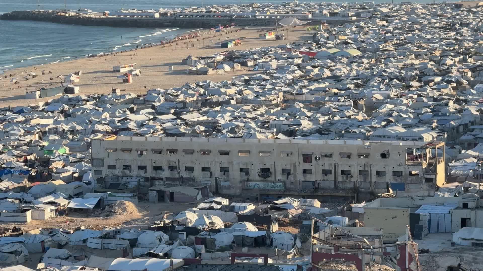 Aftermath of Israeli Airstrike In Gaza