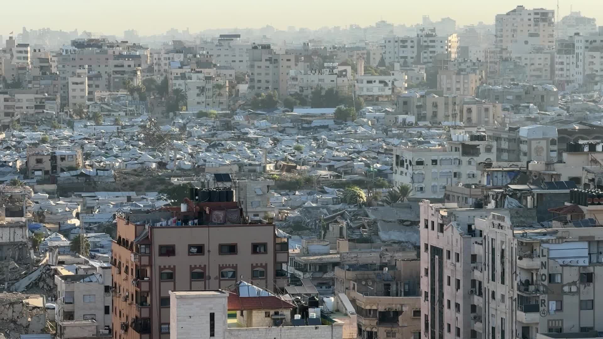 Aftermath of Israeli Airstrike In Gaza
