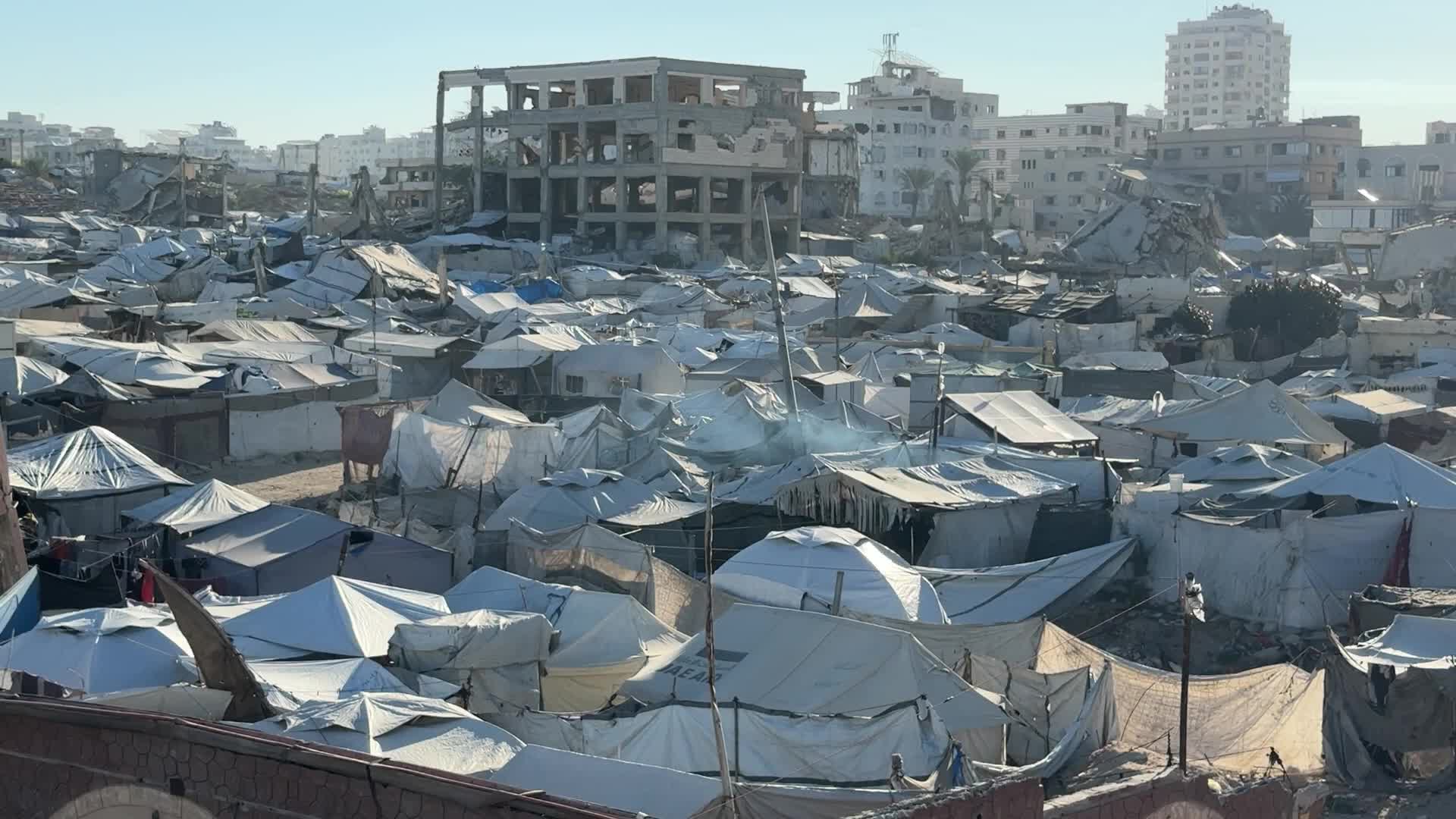 Aftermath of Israeli Airstrike In Gaza