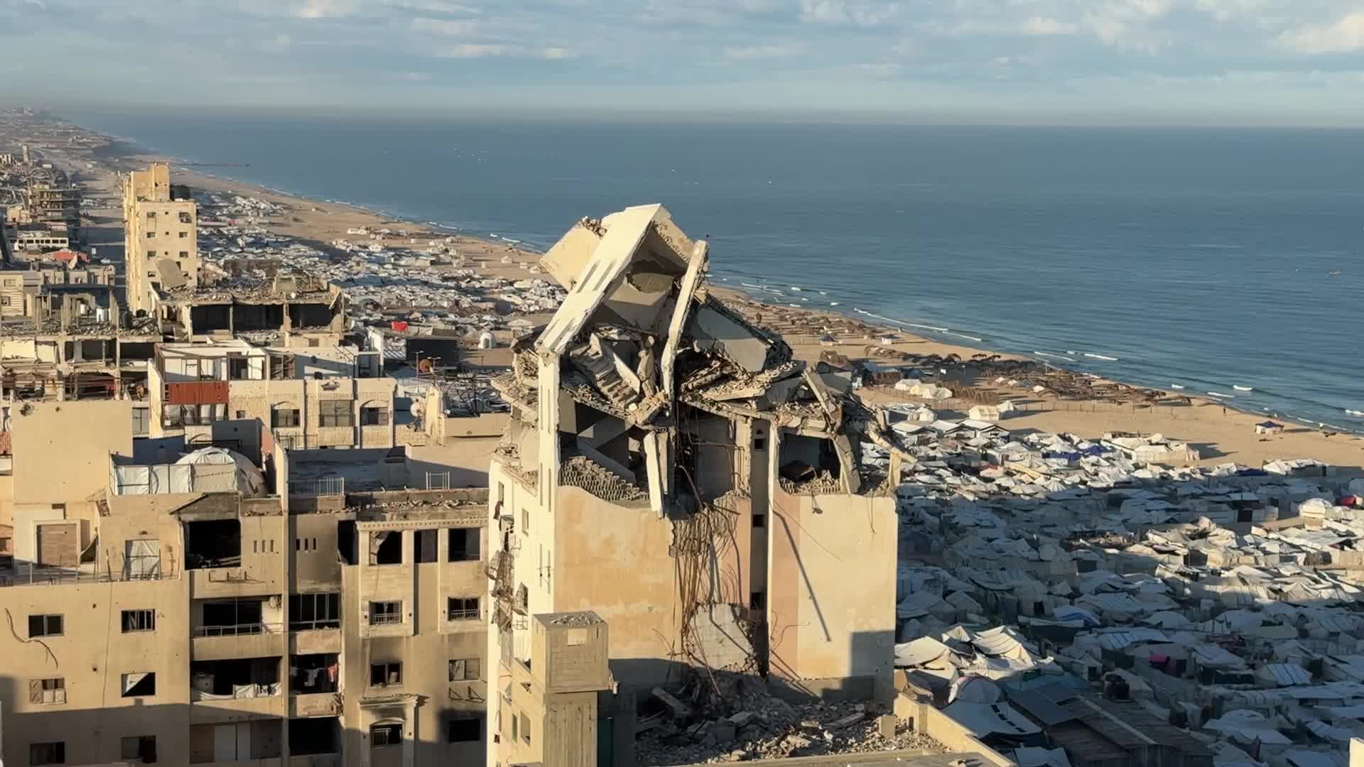 Aftermath of Israeli Airstrike In Gaza