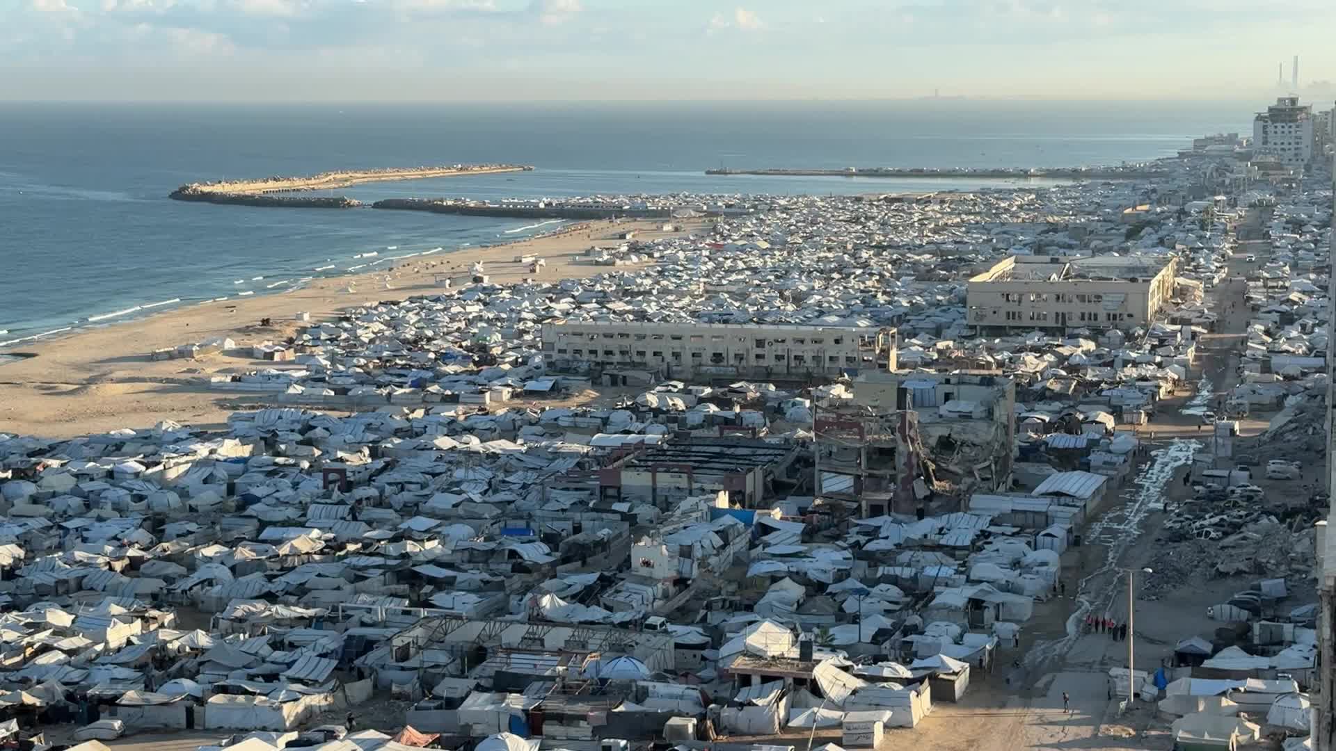 Aftermath of Israeli Airstrike In Gaza