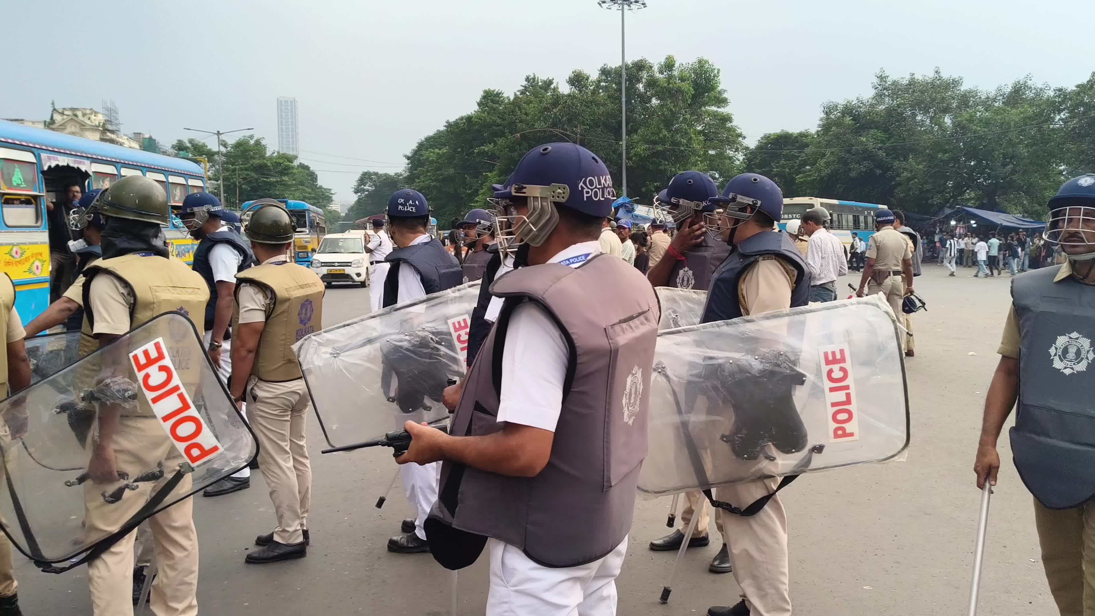 Protest against CEC Gyanesh kumar in Kolkata.