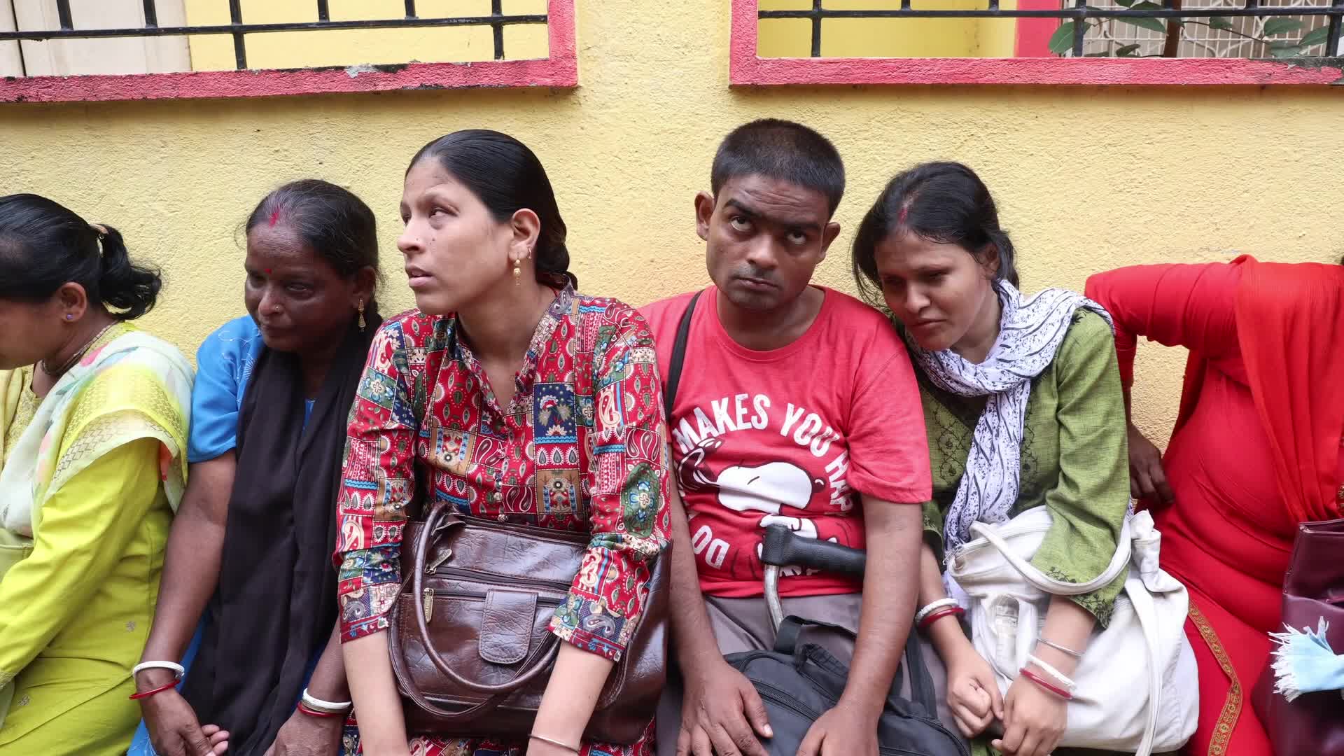 Underprivileged People Receive Durga Puja Gifts in Kolkata,Inda