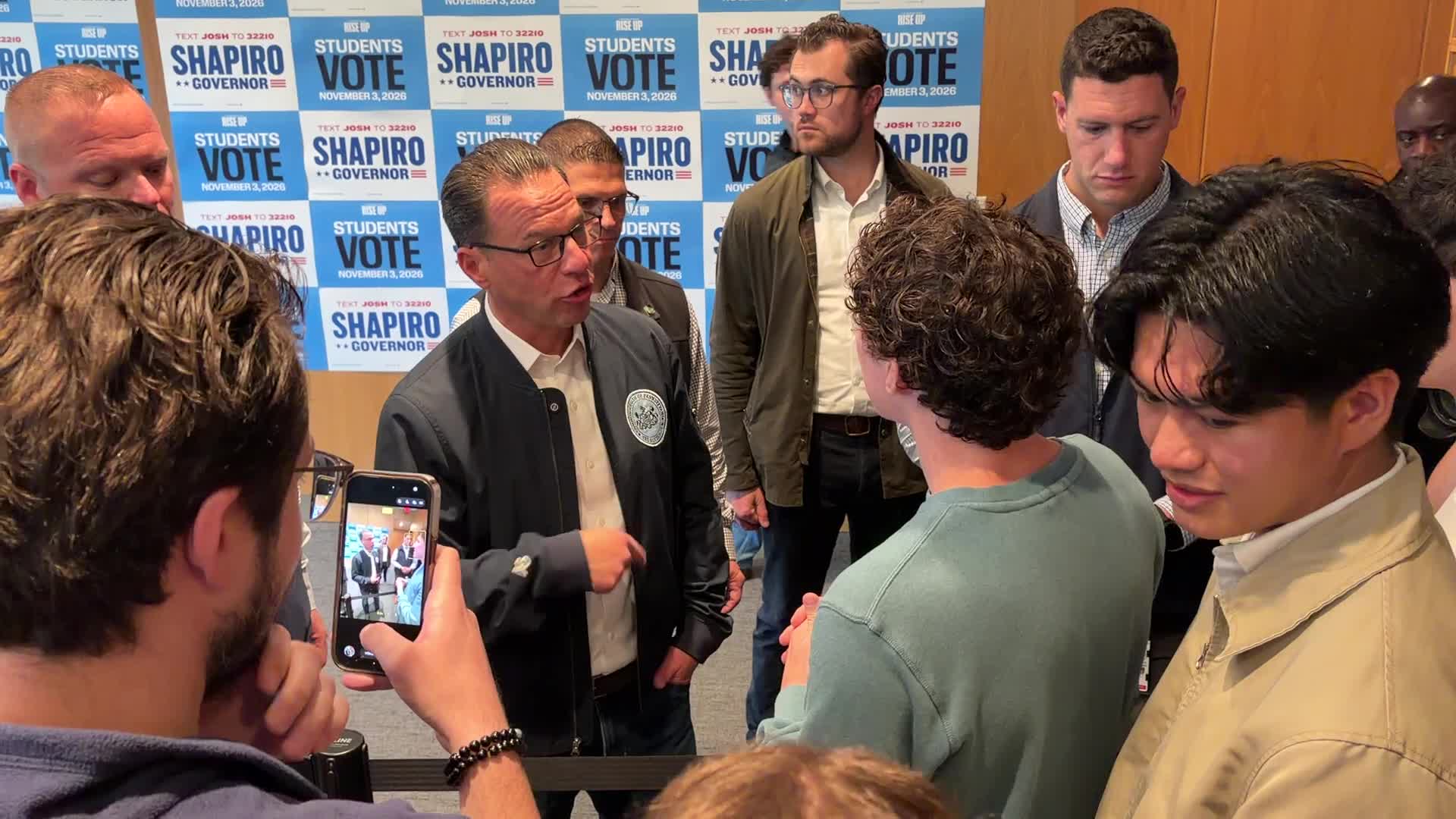 Governor Josh Shapiro Penn Dems Campaign Stop