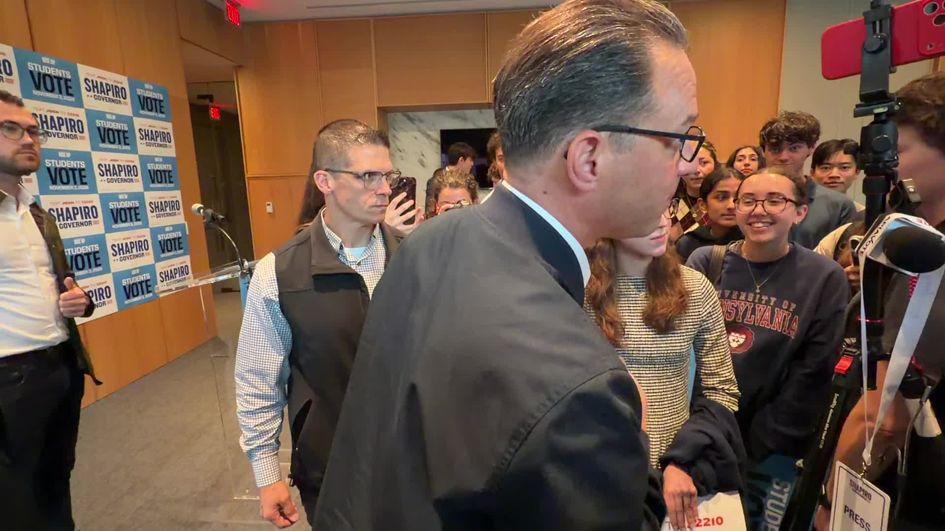 Governor Josh Shapiro Penn Dems Campaign Stop