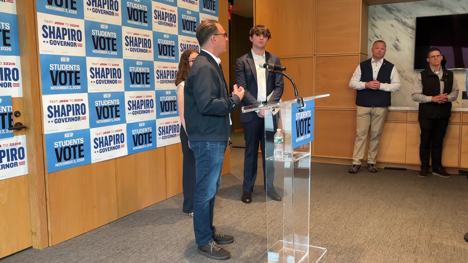 Governor Josh Shapiro Penn Dems Campaign Stop