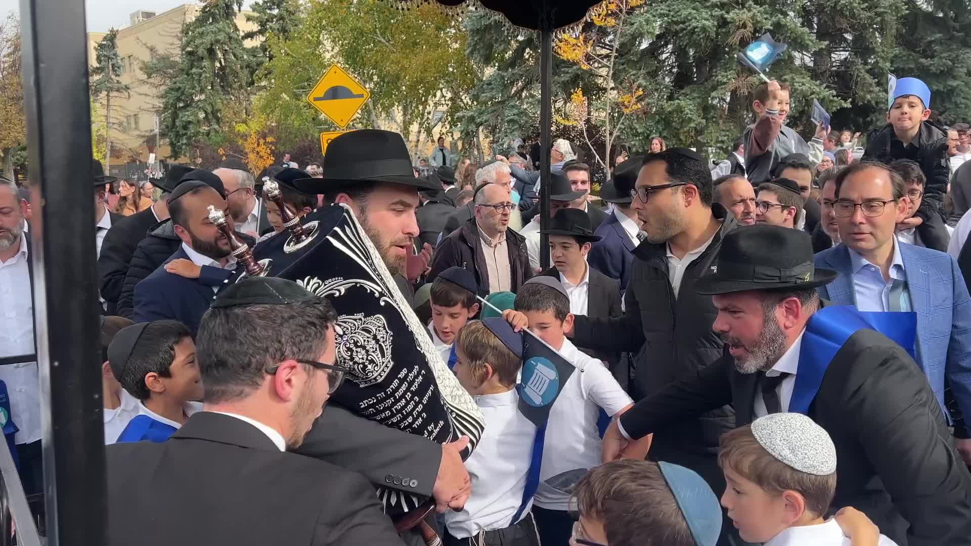 Grand opening of a new synagogue and Hebrew school in Vaughan