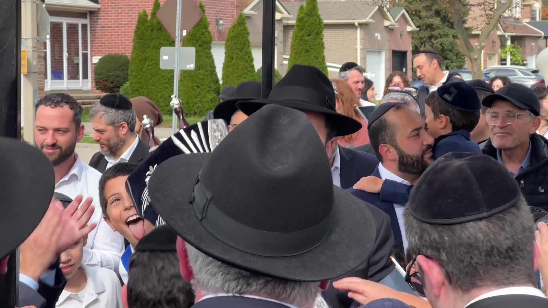 Grand opening of a new synagogue and Hebrew school in Vaughan