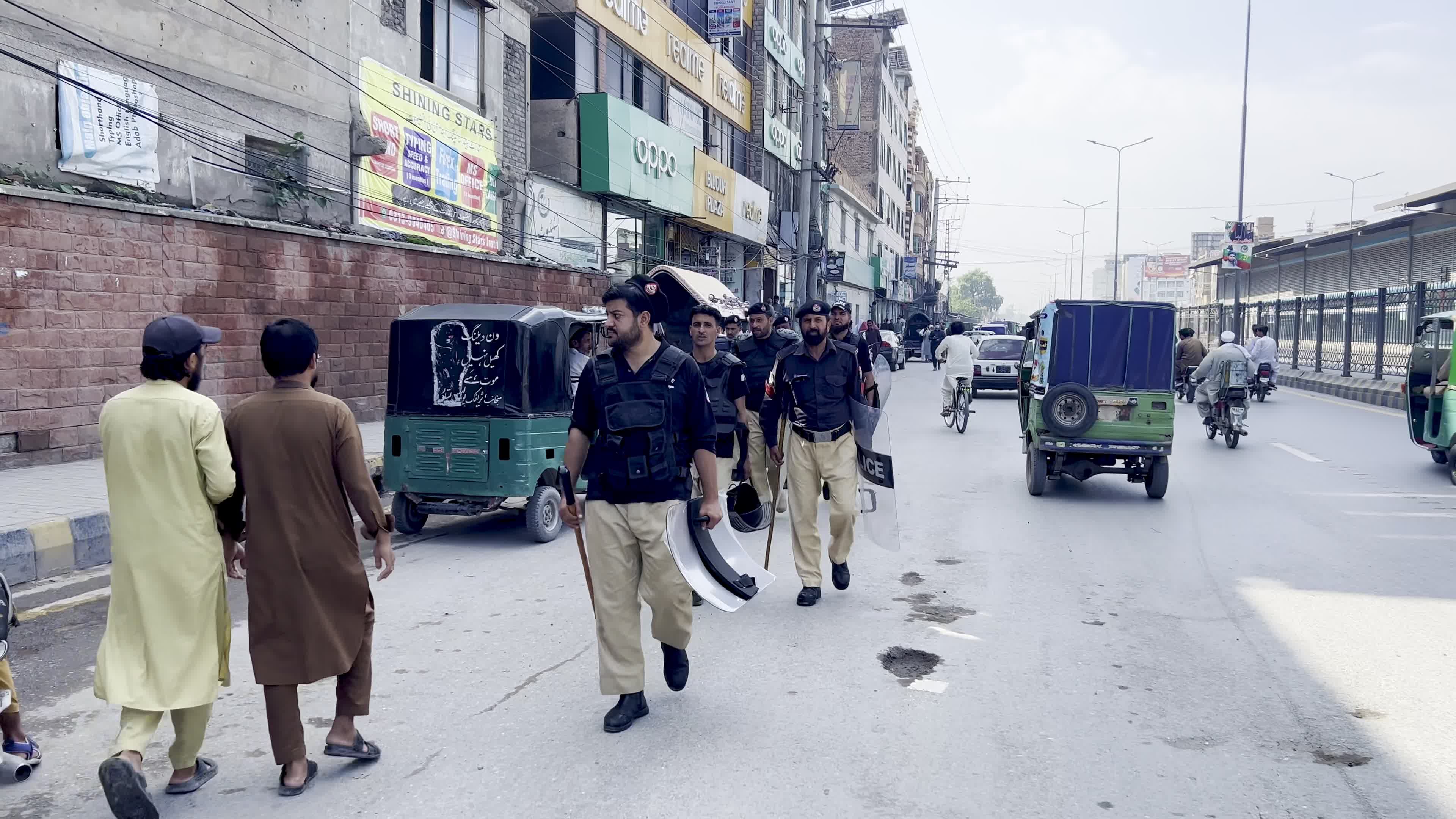 Police Arrest PTI Supporters During Protest in Peshawar
