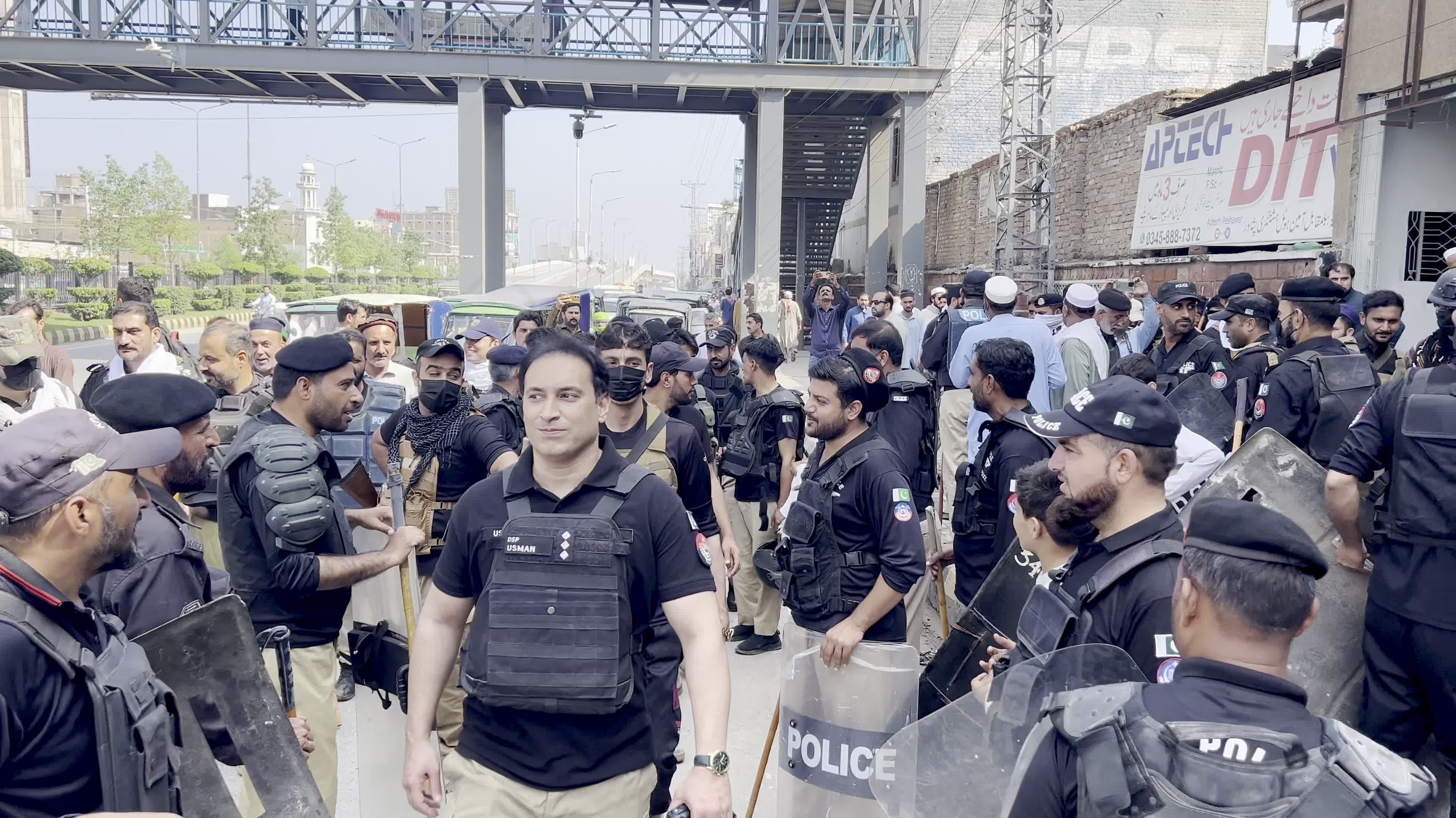 Police Arrest PTI Supporters During Protest in Peshawar