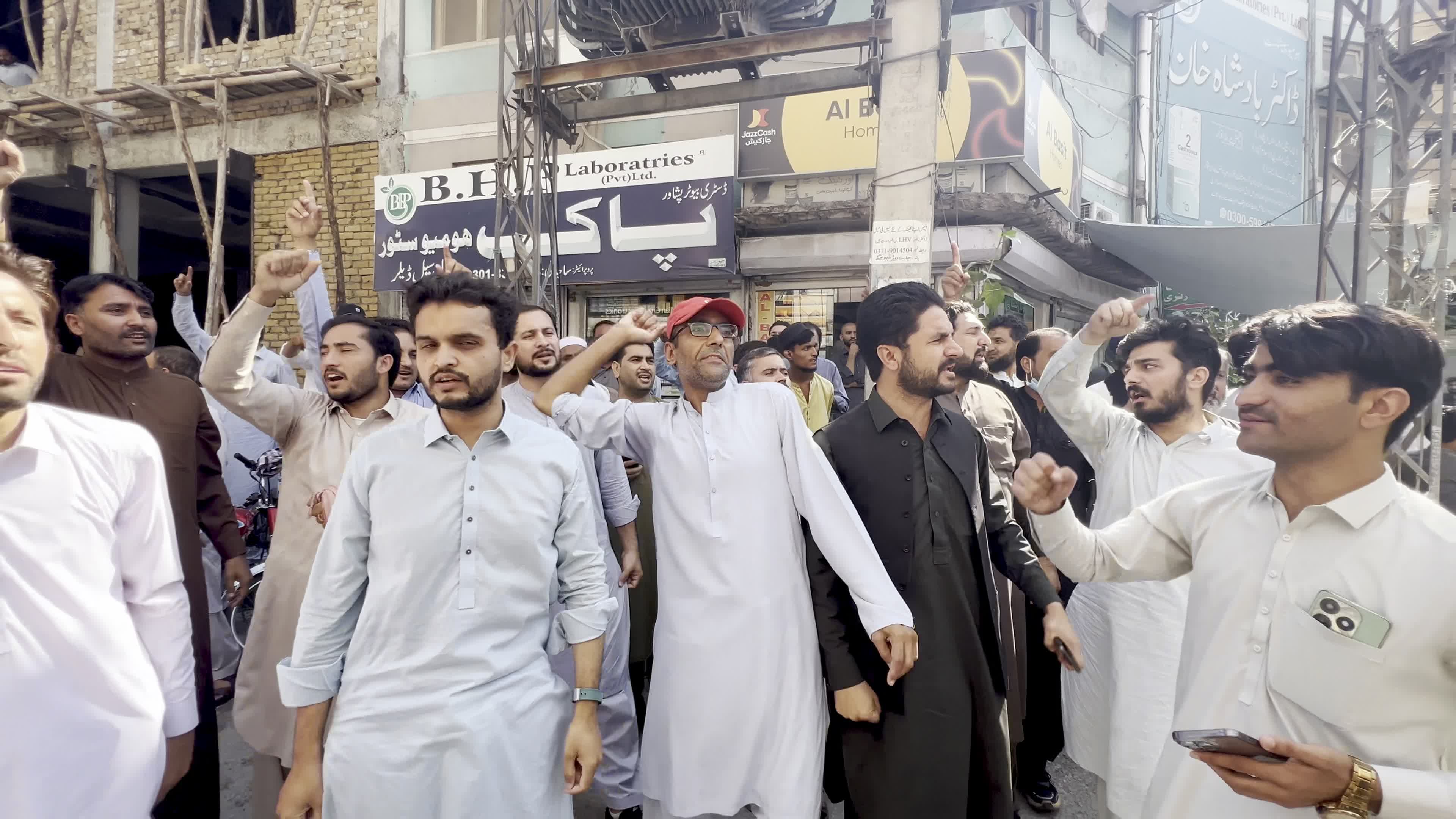 Police Arrest PTI Supporters During Protest in Peshawar