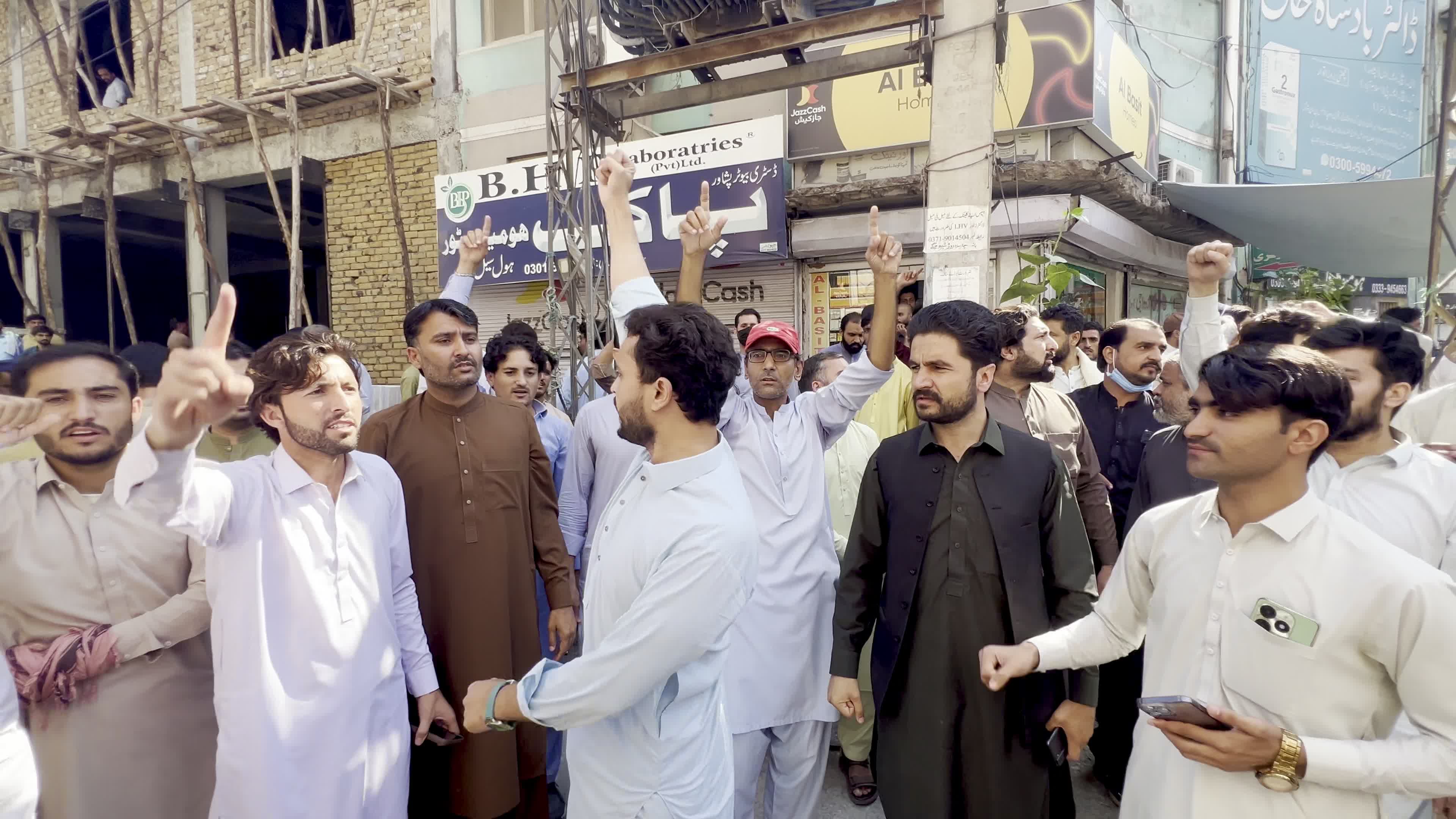 Police Arrest PTI Supporters During Protest in Peshawar