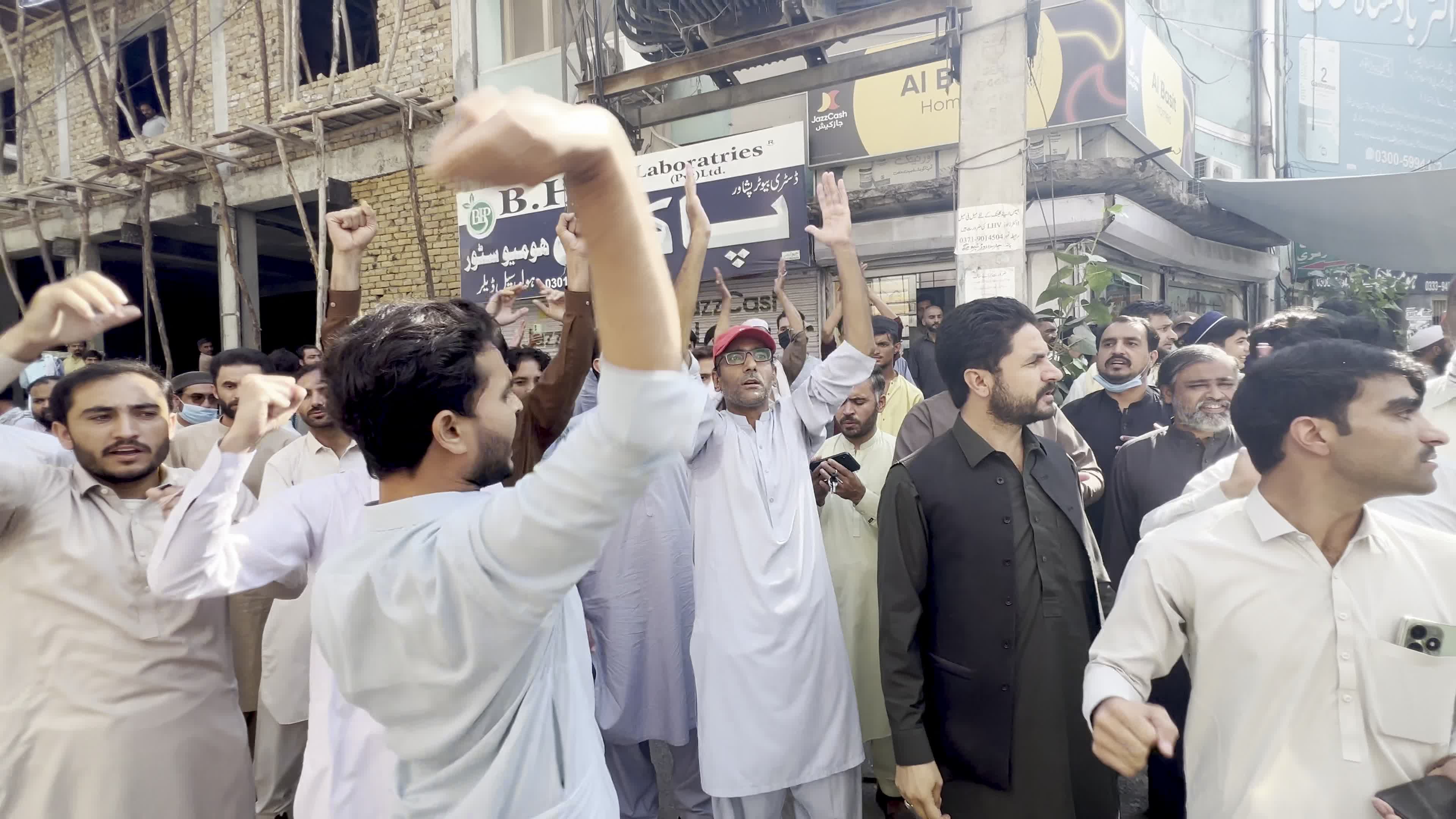 Police Arrest PTI Supporters During Protest in Peshawar