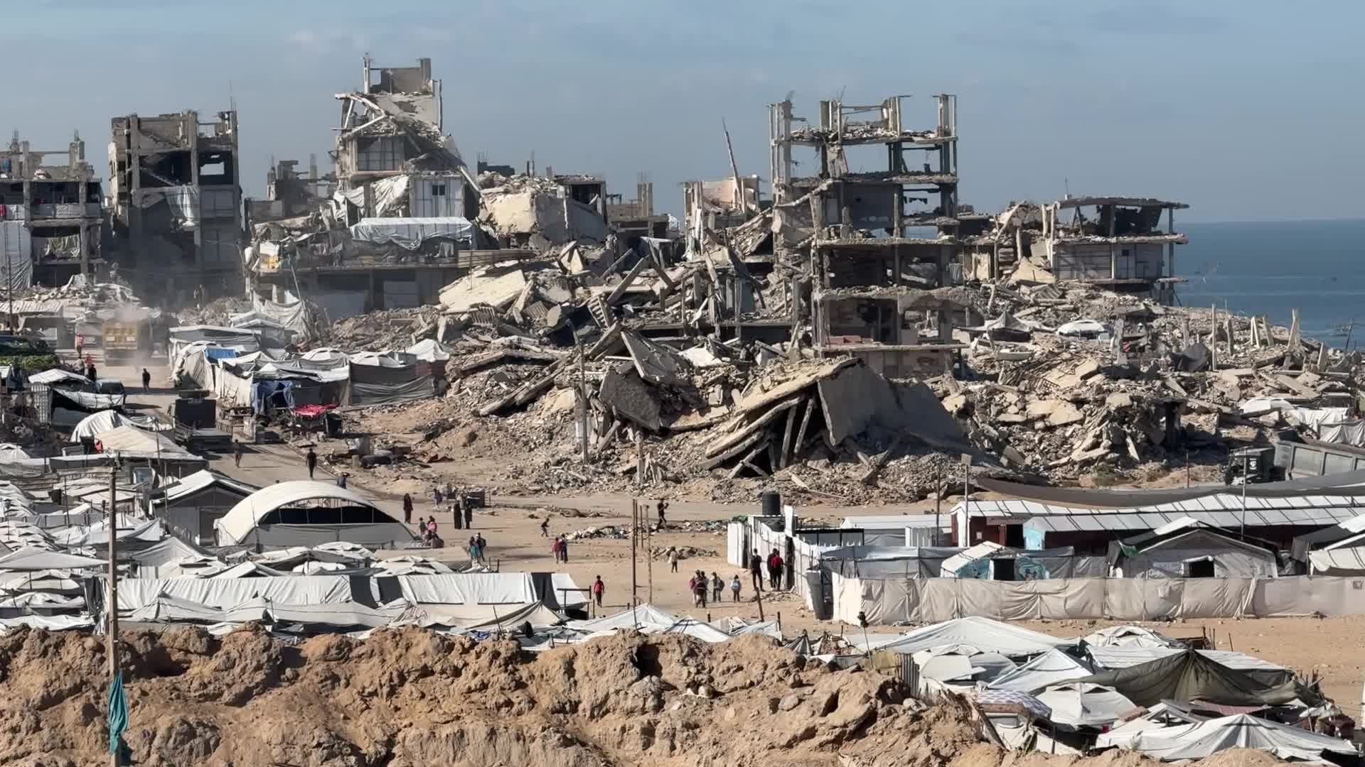 Aftermath of Israeli Airstrike In Gaza