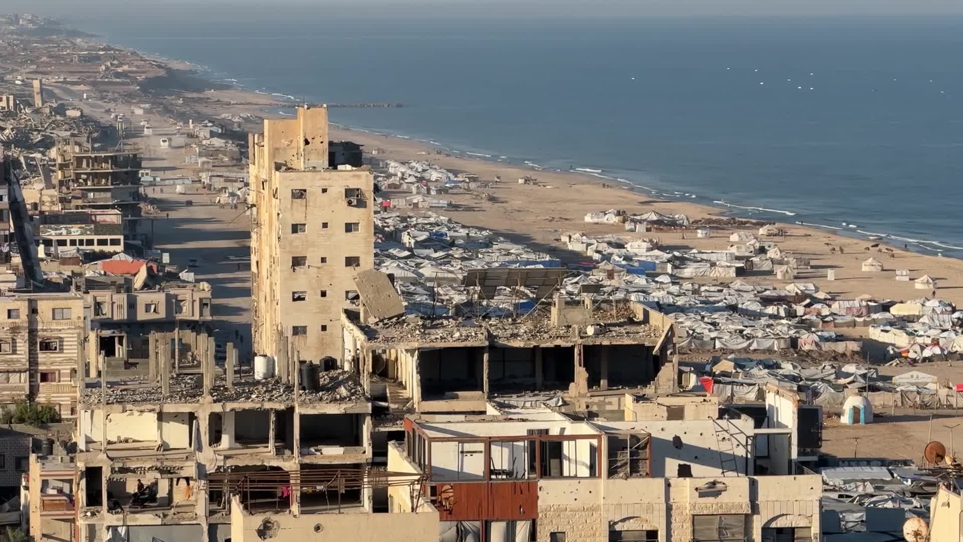 Aftermath of Israeli Airstrike In Gaza