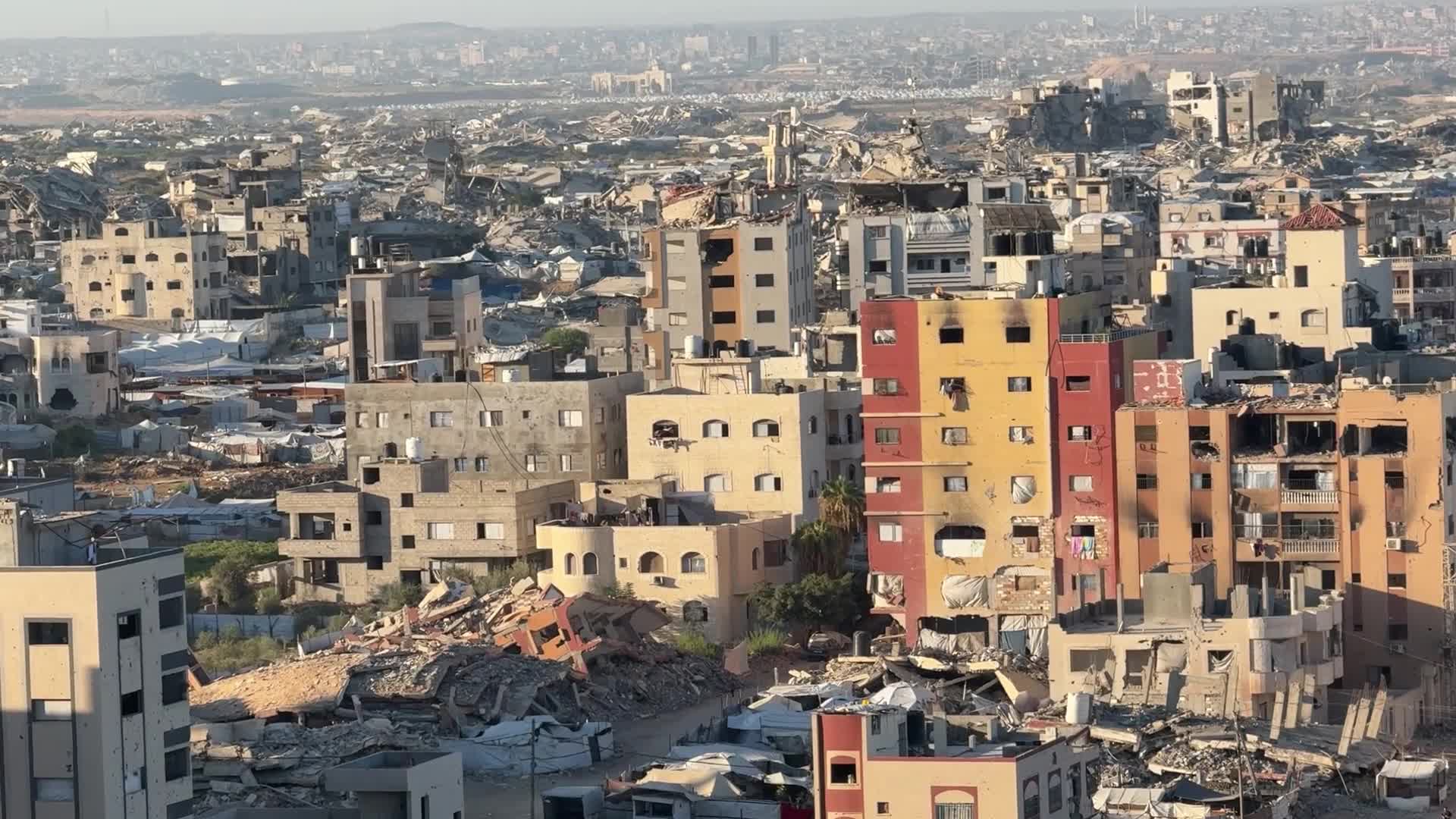 Aftermath of Israeli Airstrike In Gaza