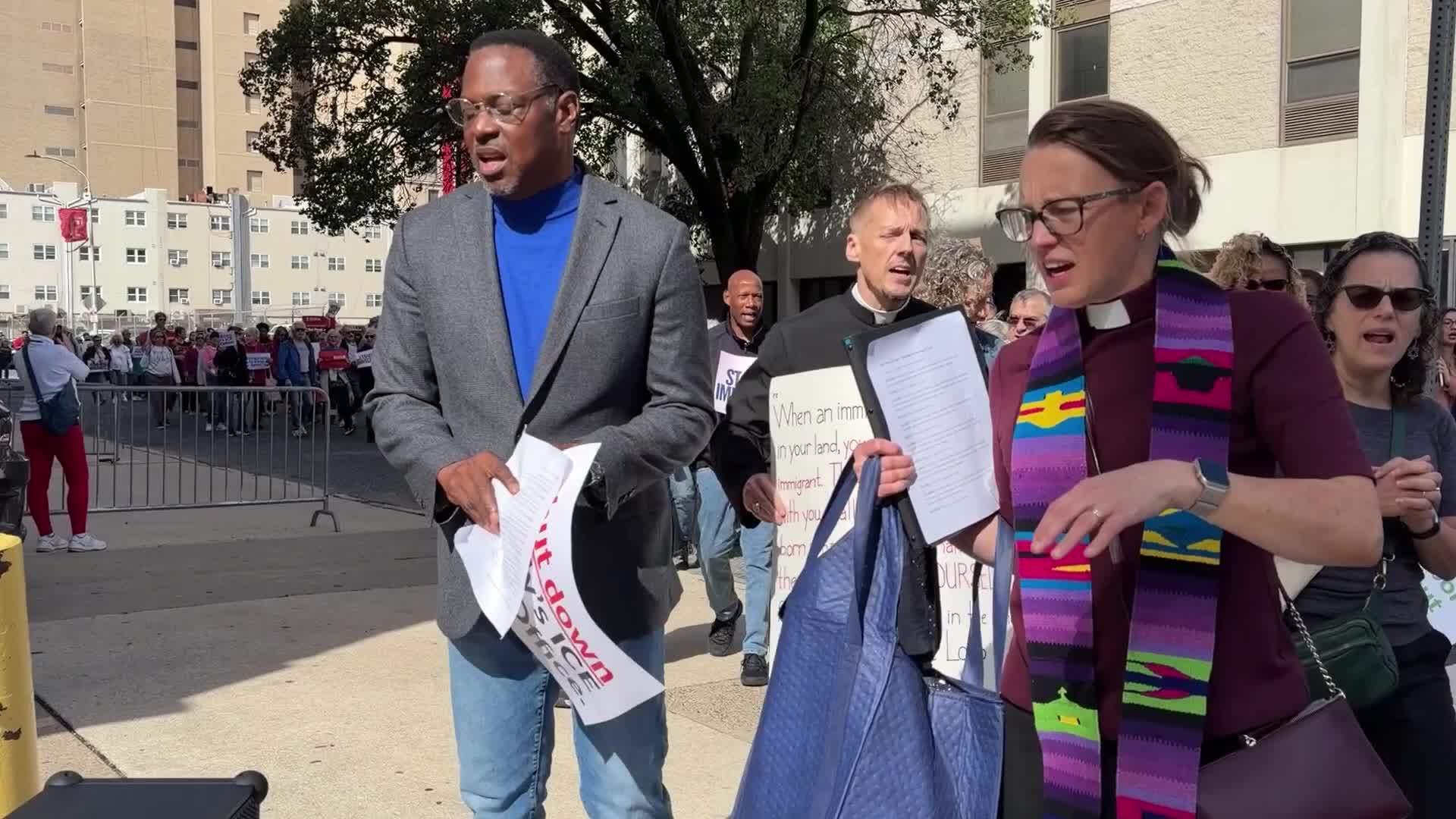 Faith Leaders and Activists Hold March and Vigil for Immigrant Justice in Philadelphia