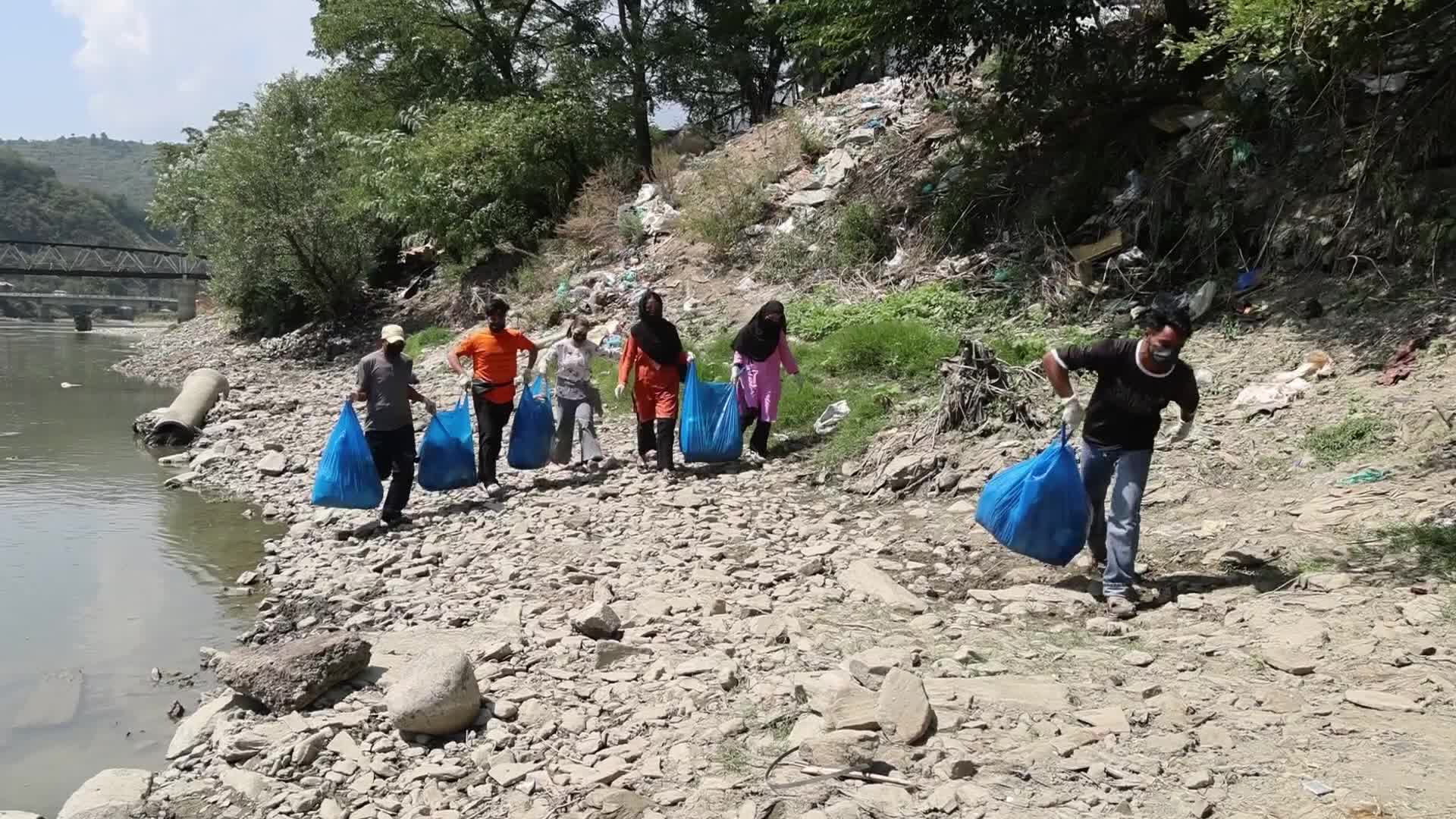 River Jhelum Cleaning Drive In kashmir