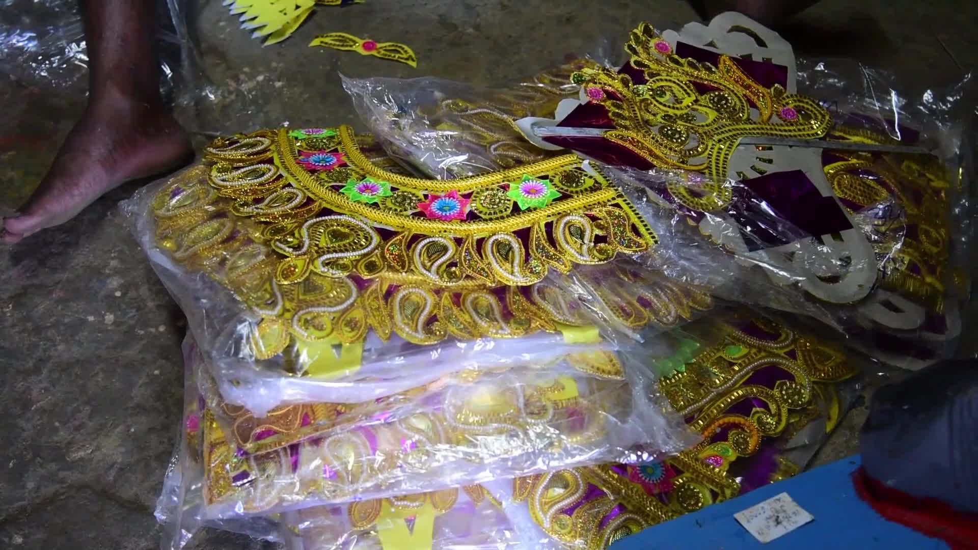 Preparation Of Durga Puja Festival in India