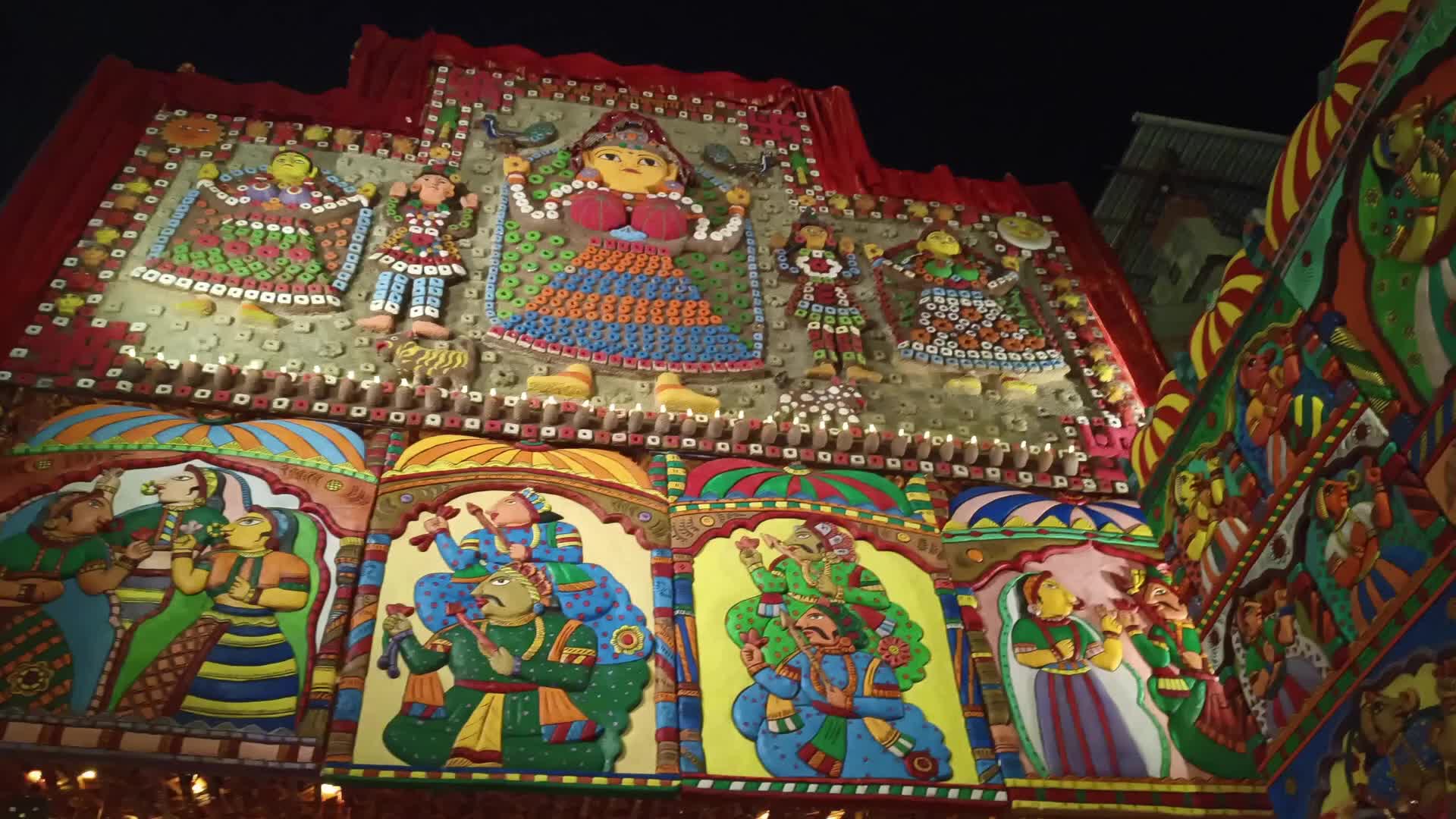 Durga puja festival in Kolkata