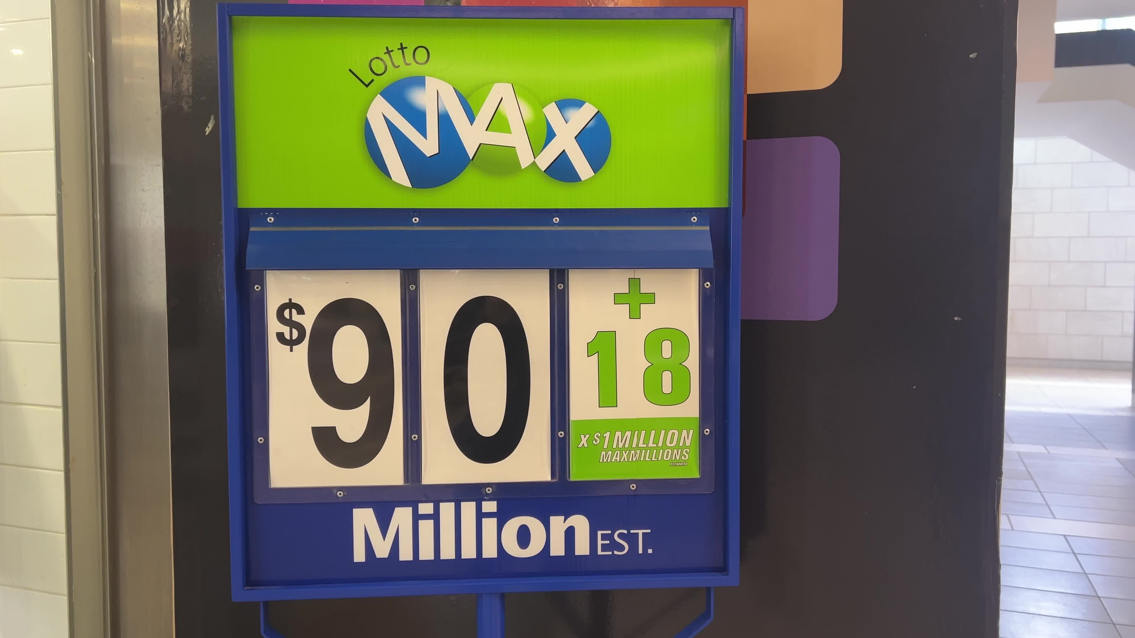 Lotto Max jackpot grows to historic $90 million, Canada's biggest lottery prize ever