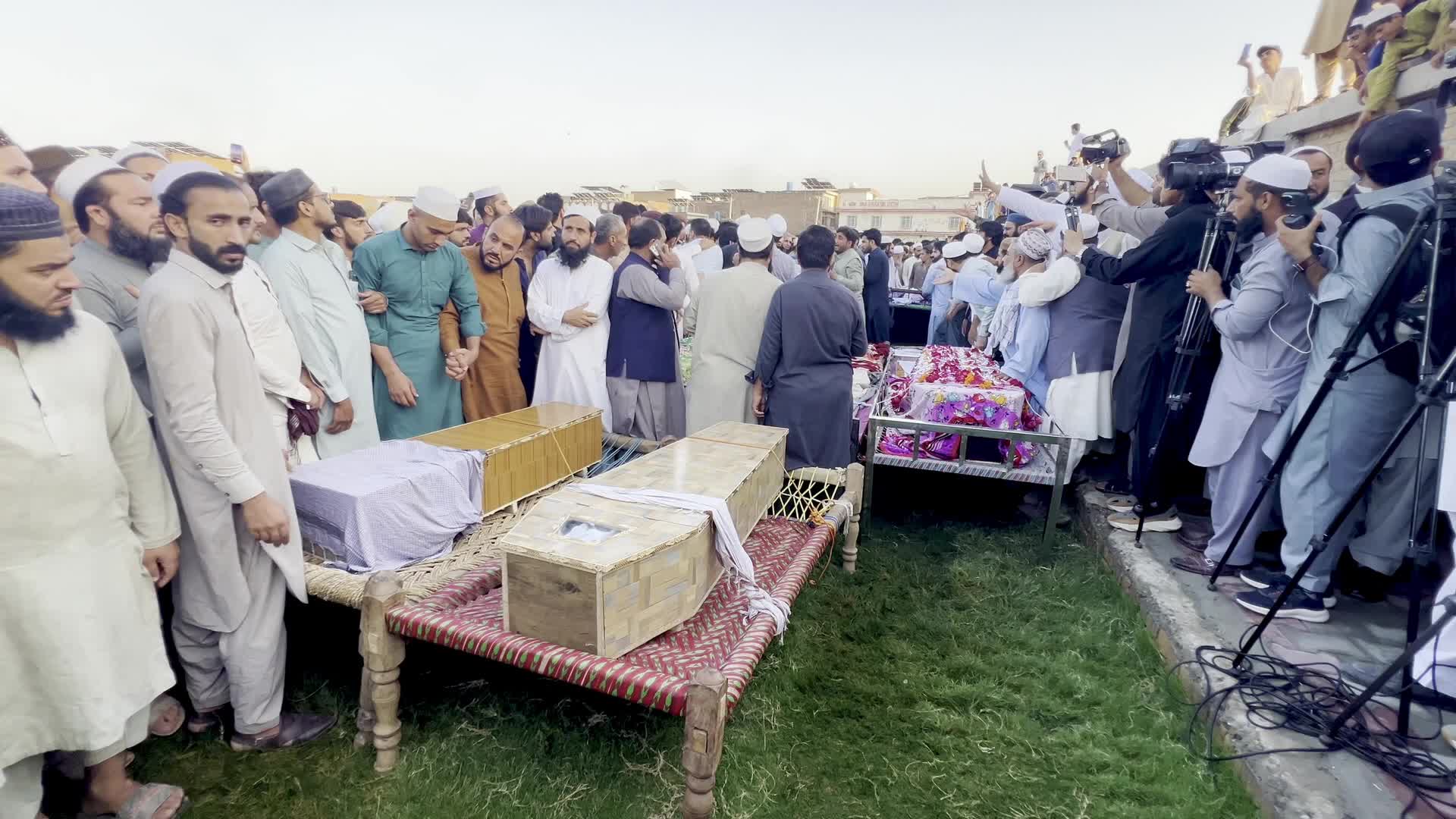 Dozens of children killed in private school roof collapse in Peshawar