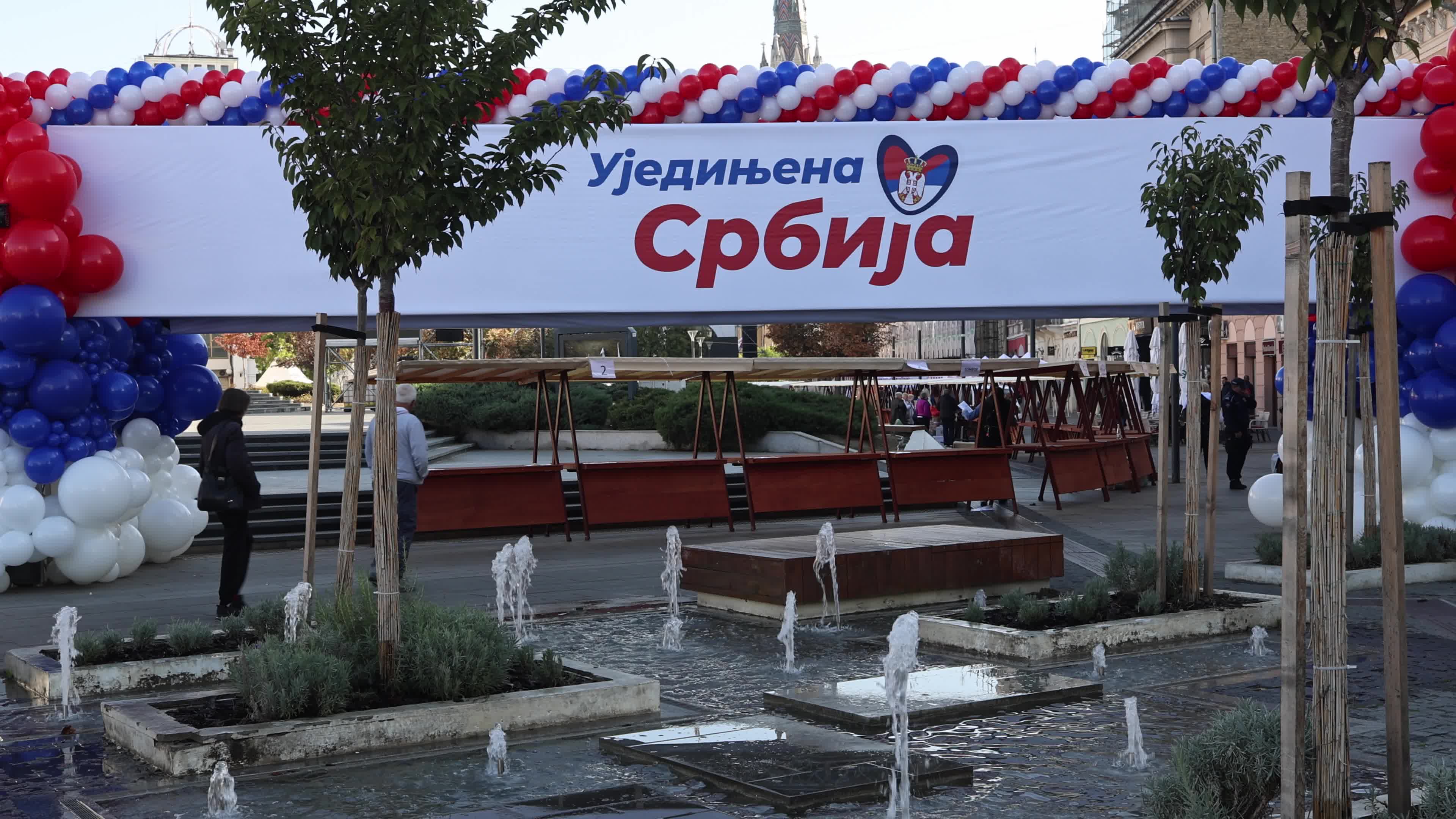 SNS Rally in Novi Sad, Serbia