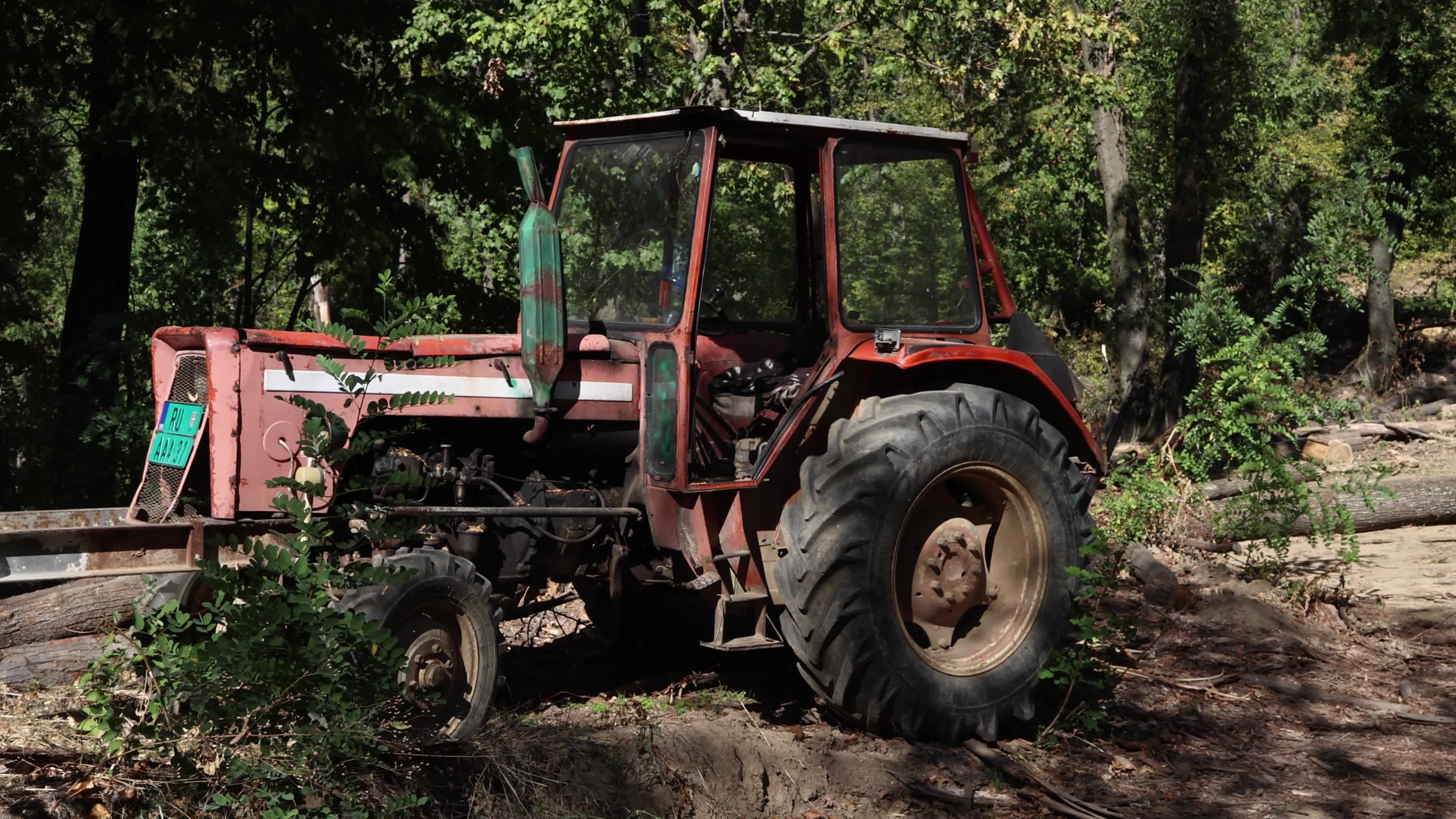 Tractor for Timber Removal