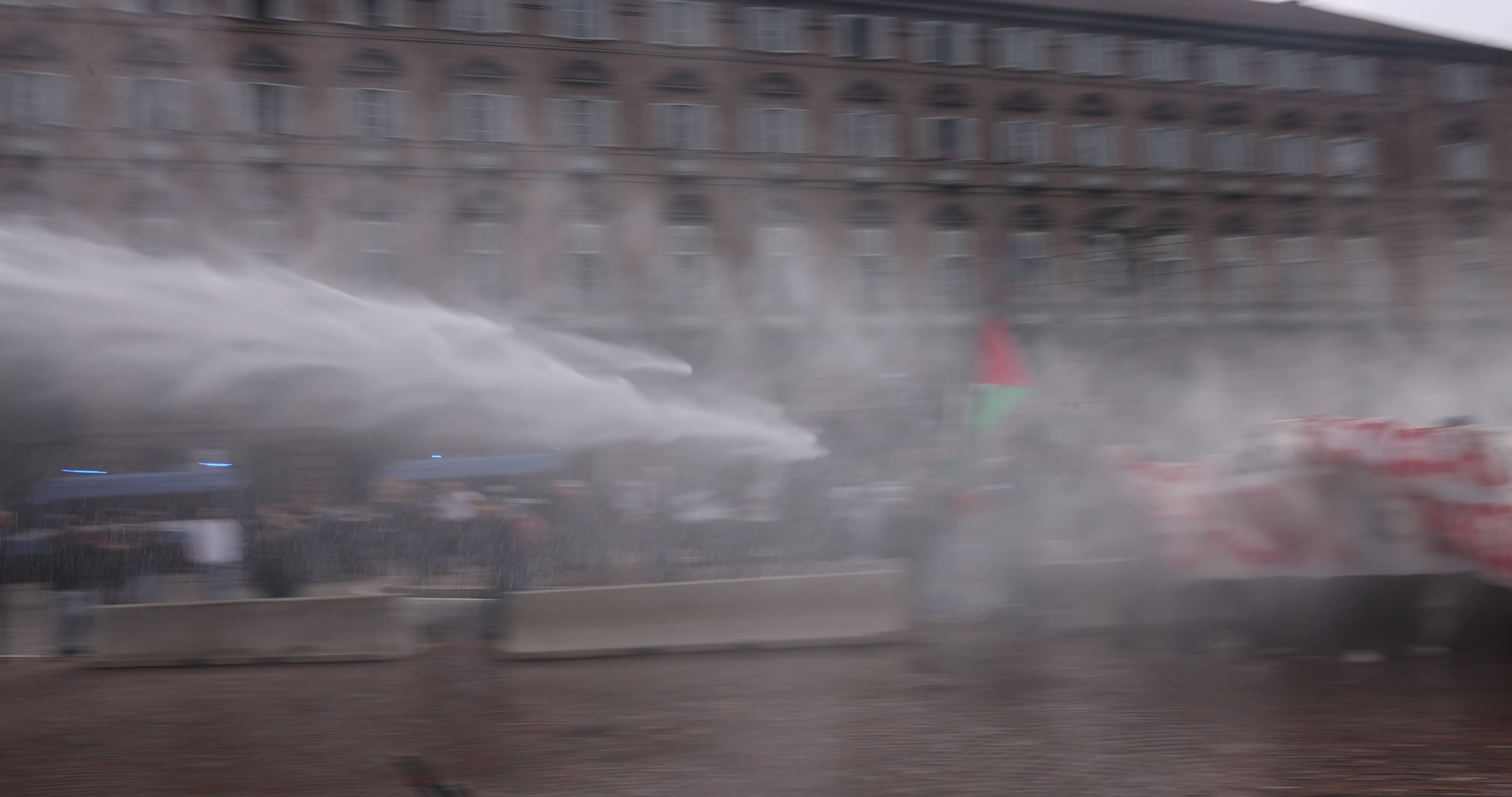 Student protest in Turin.