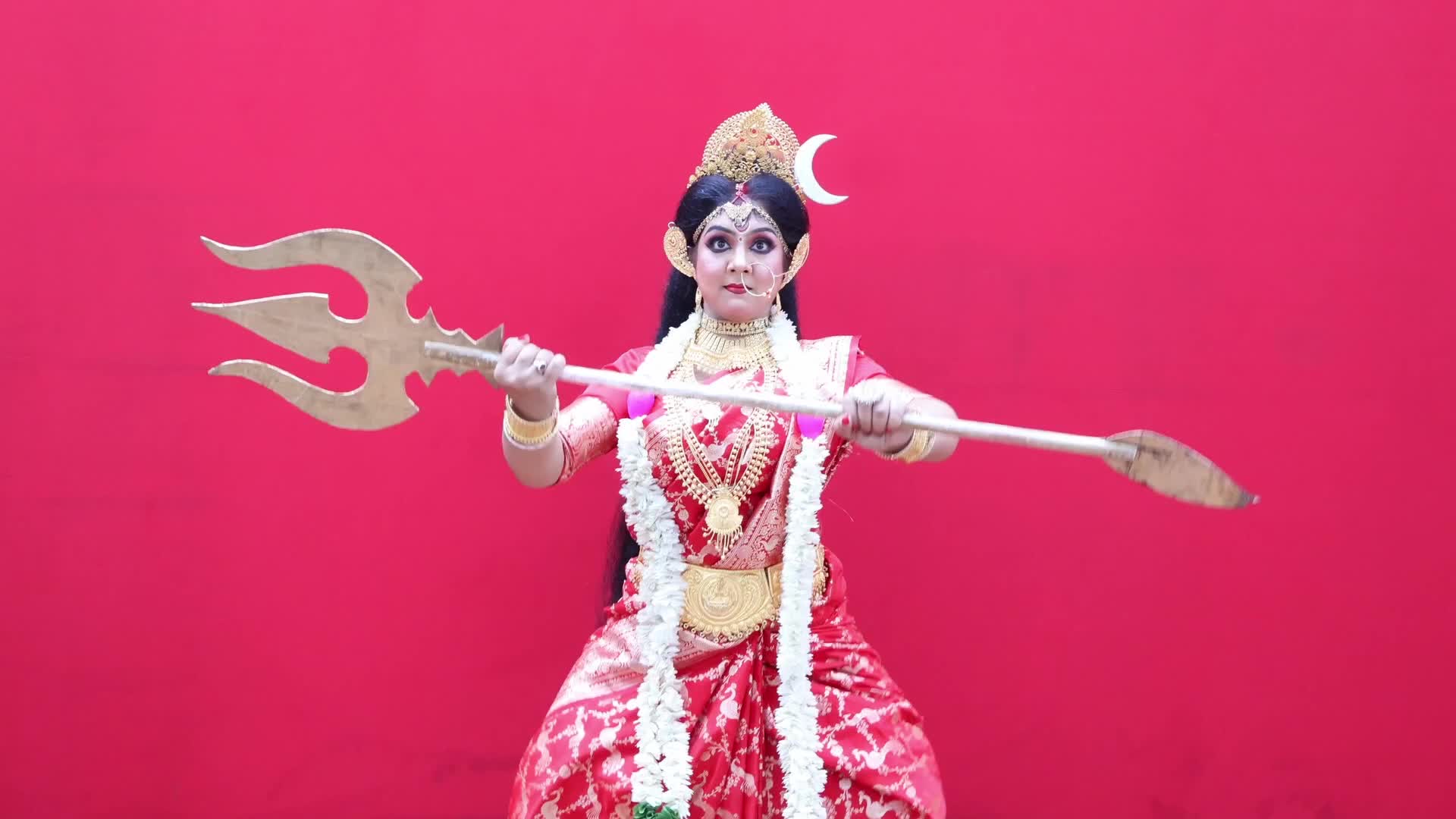Durga Puja Celebrations Indian Museum In Kolkat,India
