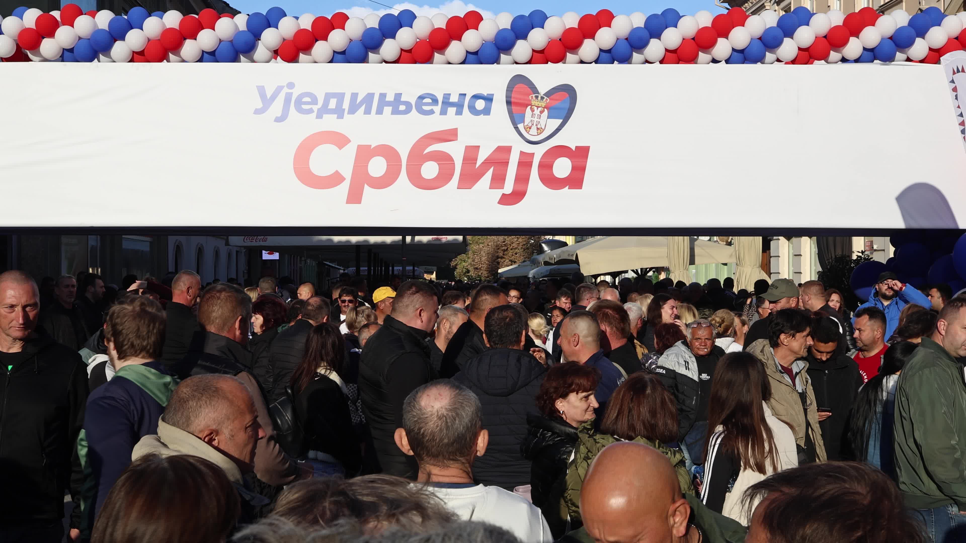 SNS Rally in Novi Sad, Serbia