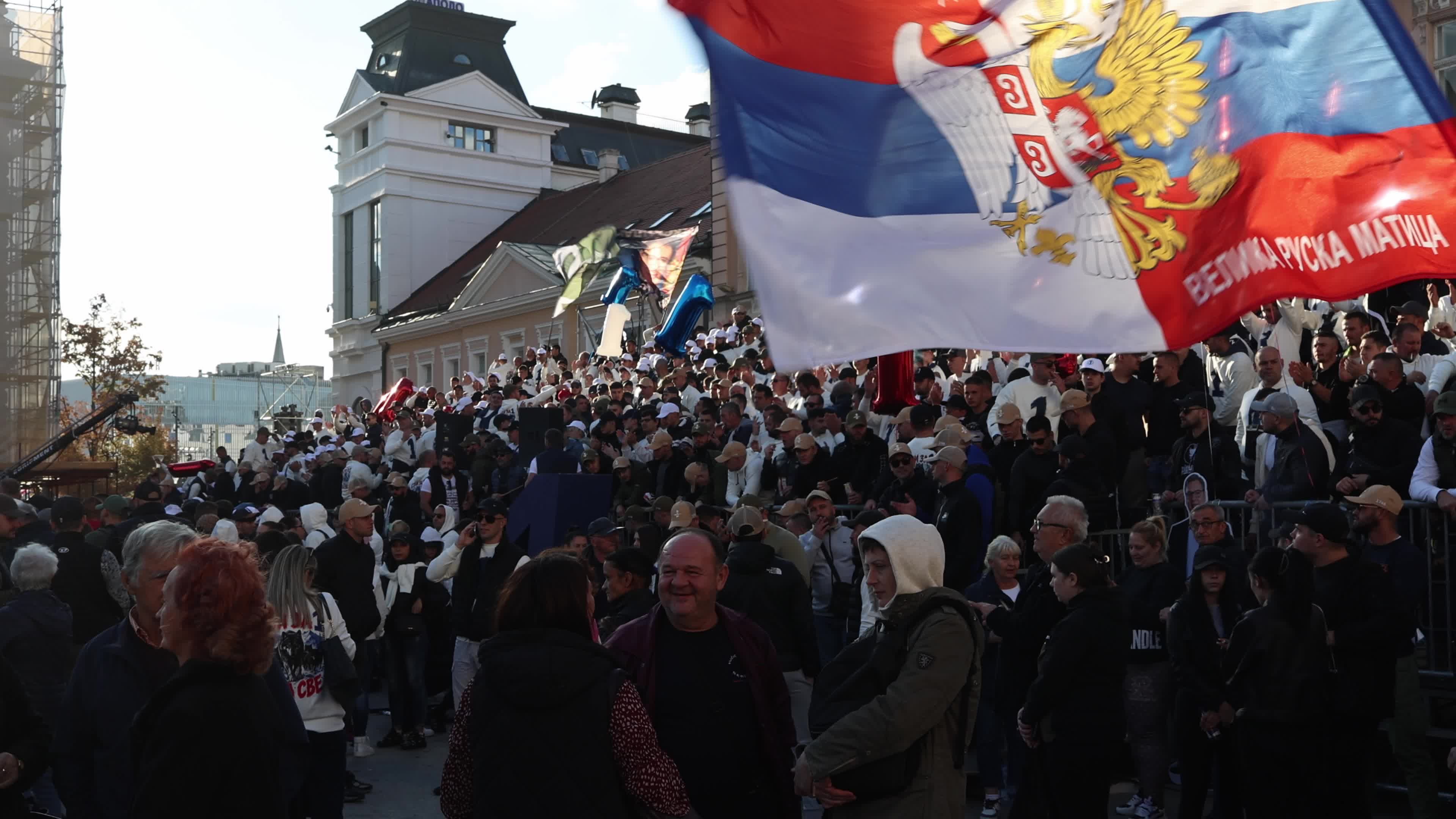 SNS Rally in Novi Sad, Serbia