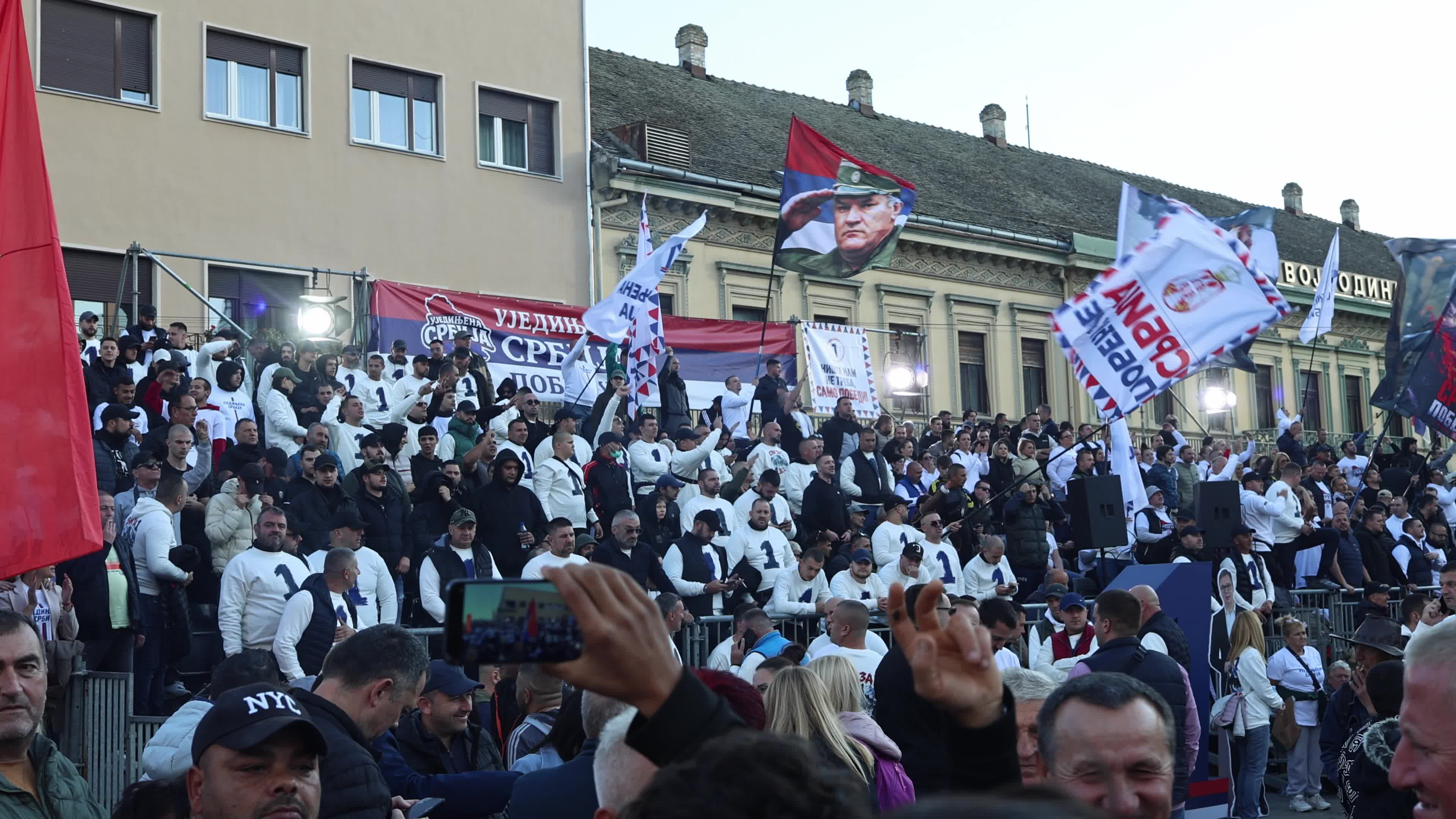 SNS Rally in Novi Sad, Serbia