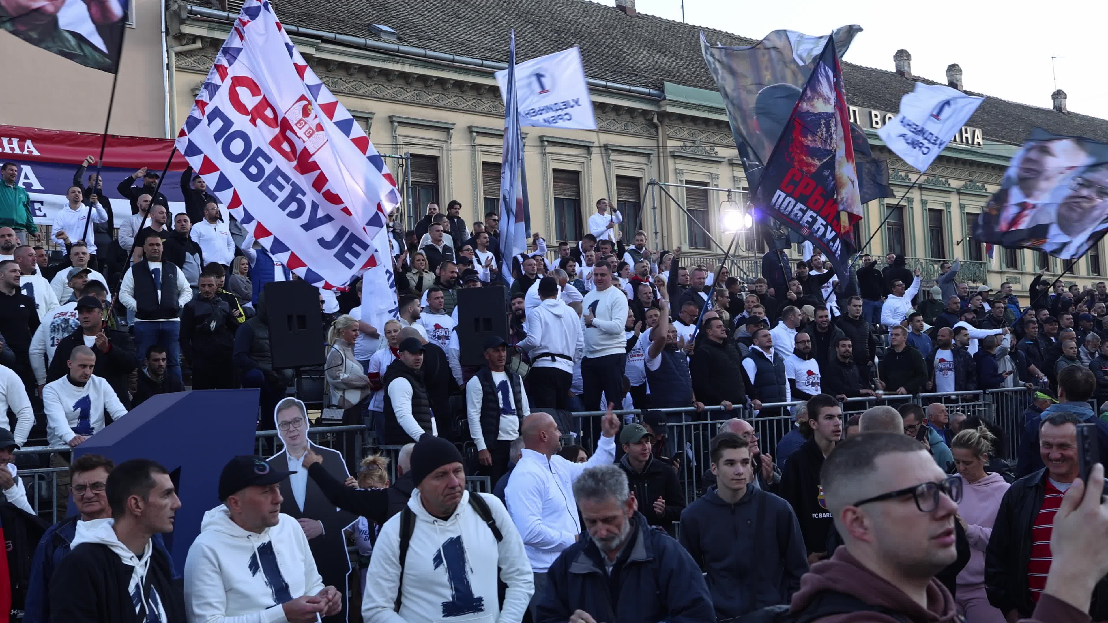 SNS Rally in Novi Sad, Serbia