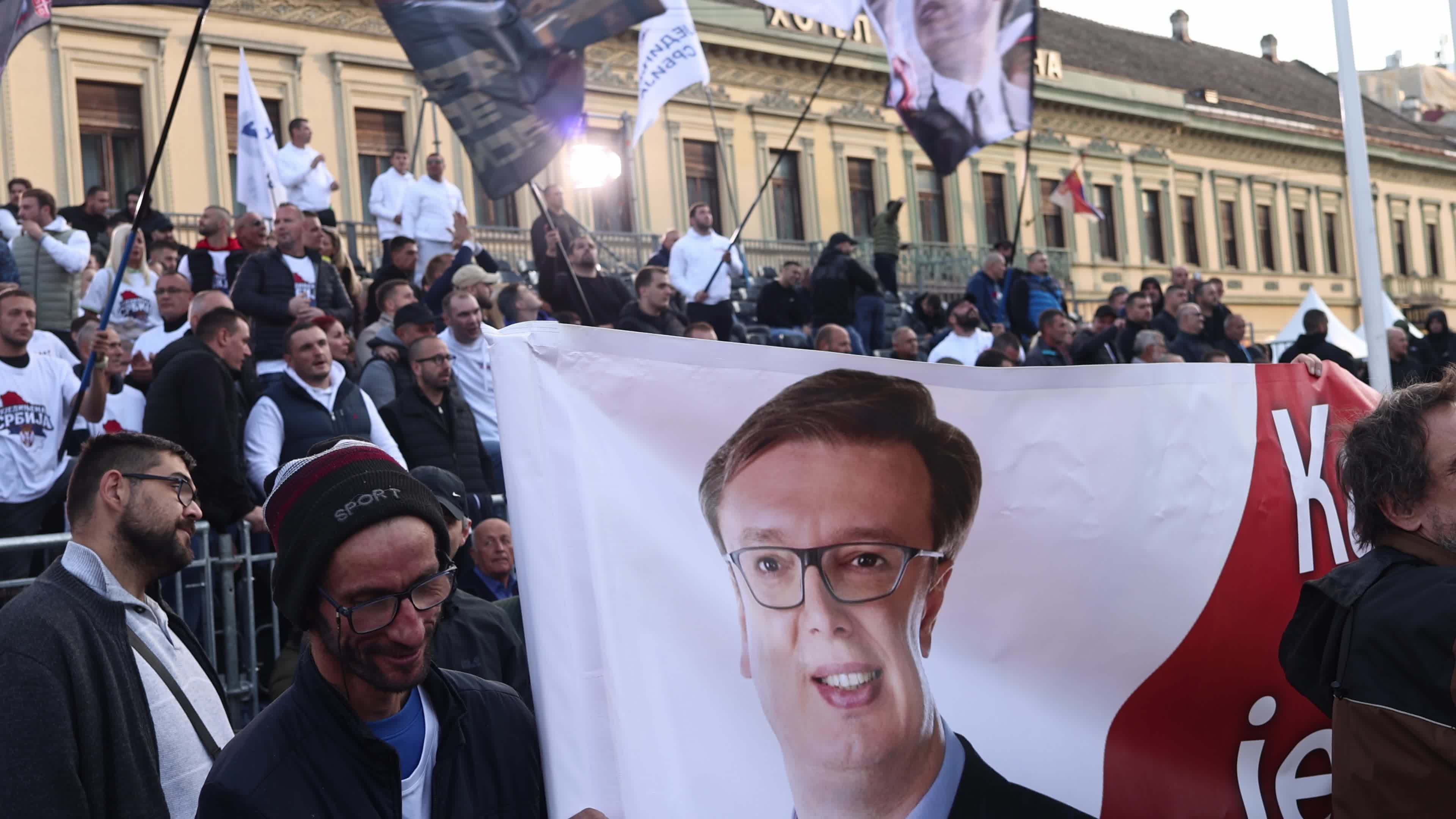 SNS Rally in Novi Sad, Serbia