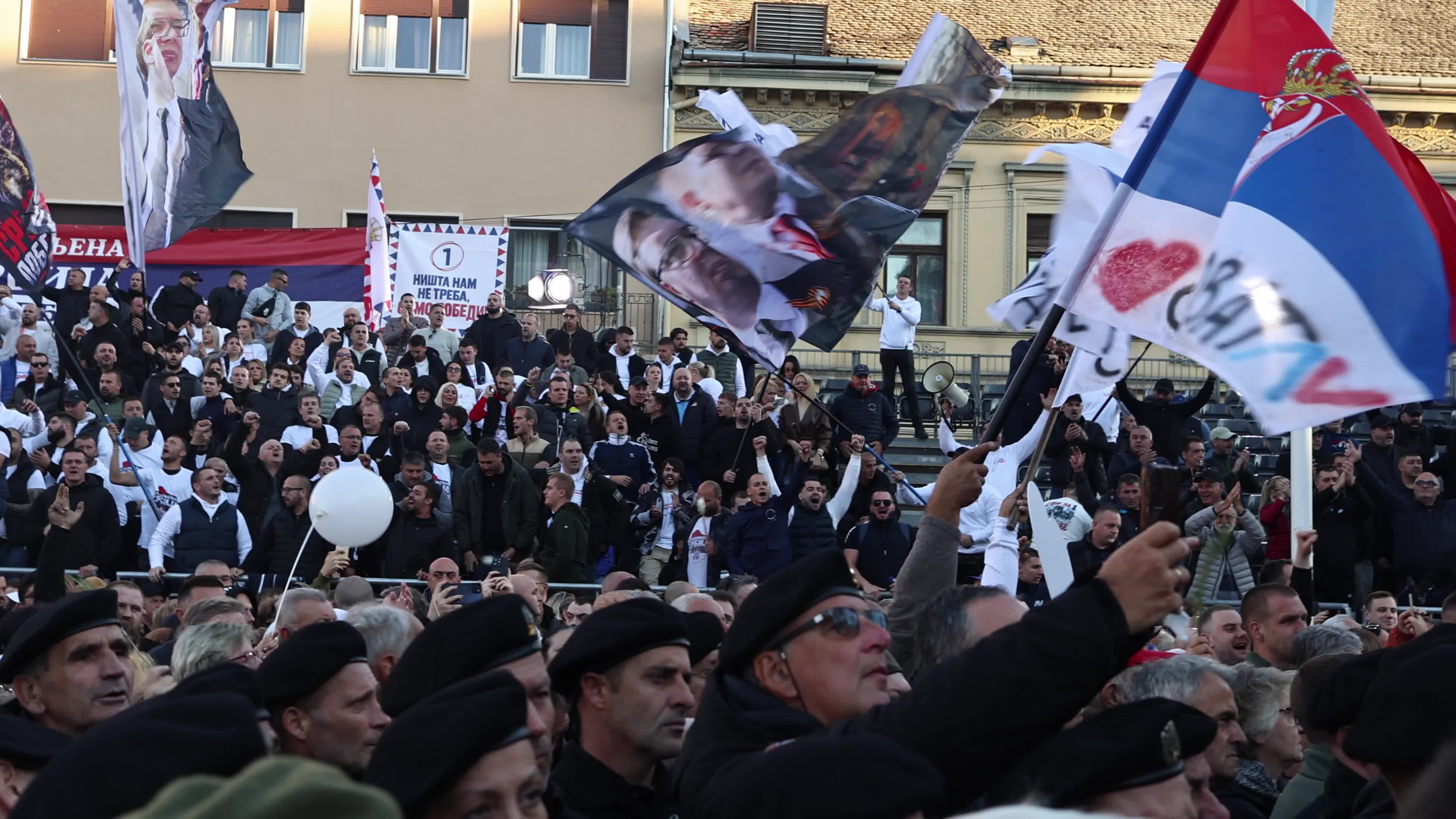 SNS Rally in Novi Sad, Serbia