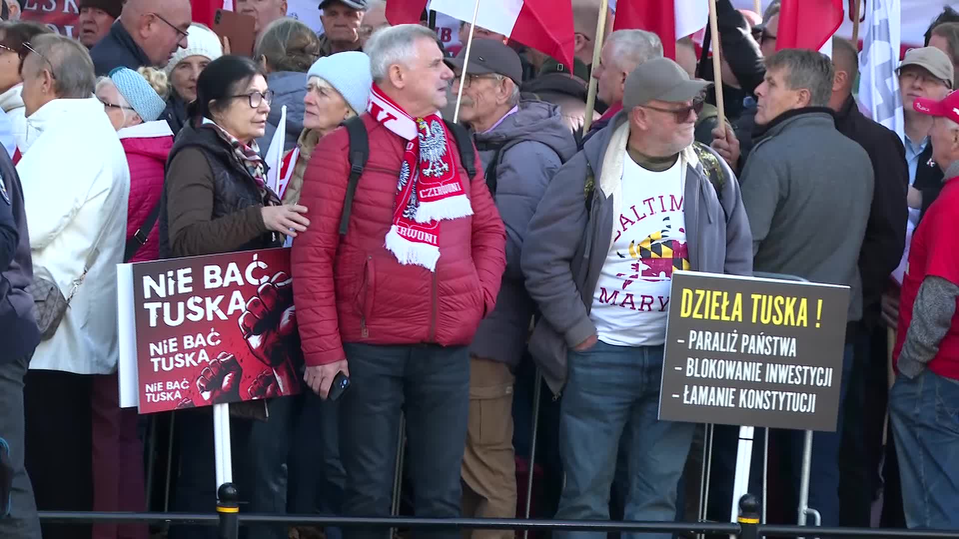 Poland: Kaczynski at opposition rally