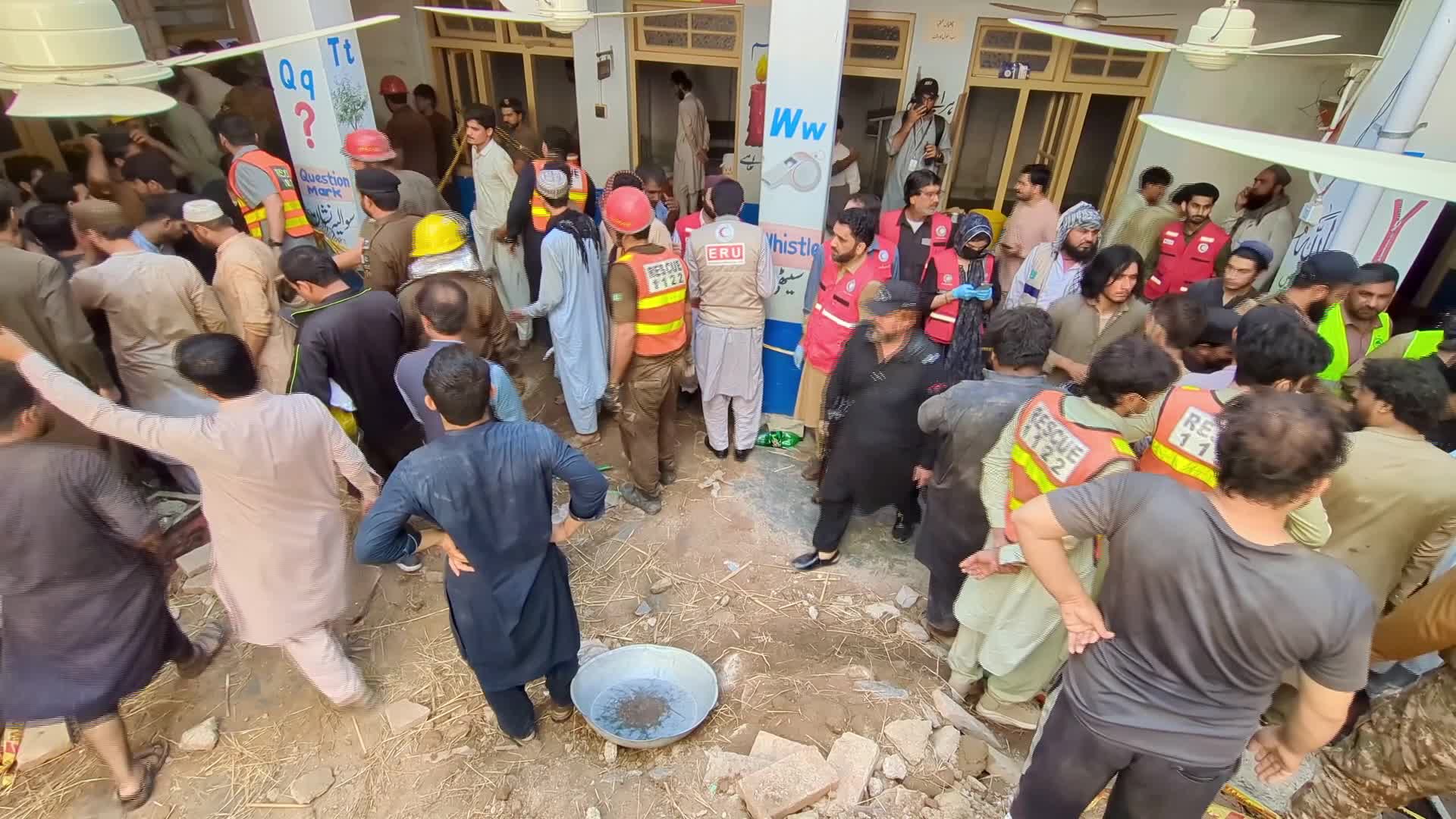 At least 27 schoolchildren klled in classroom roof collapse in Peshawar - 10/15/2026
