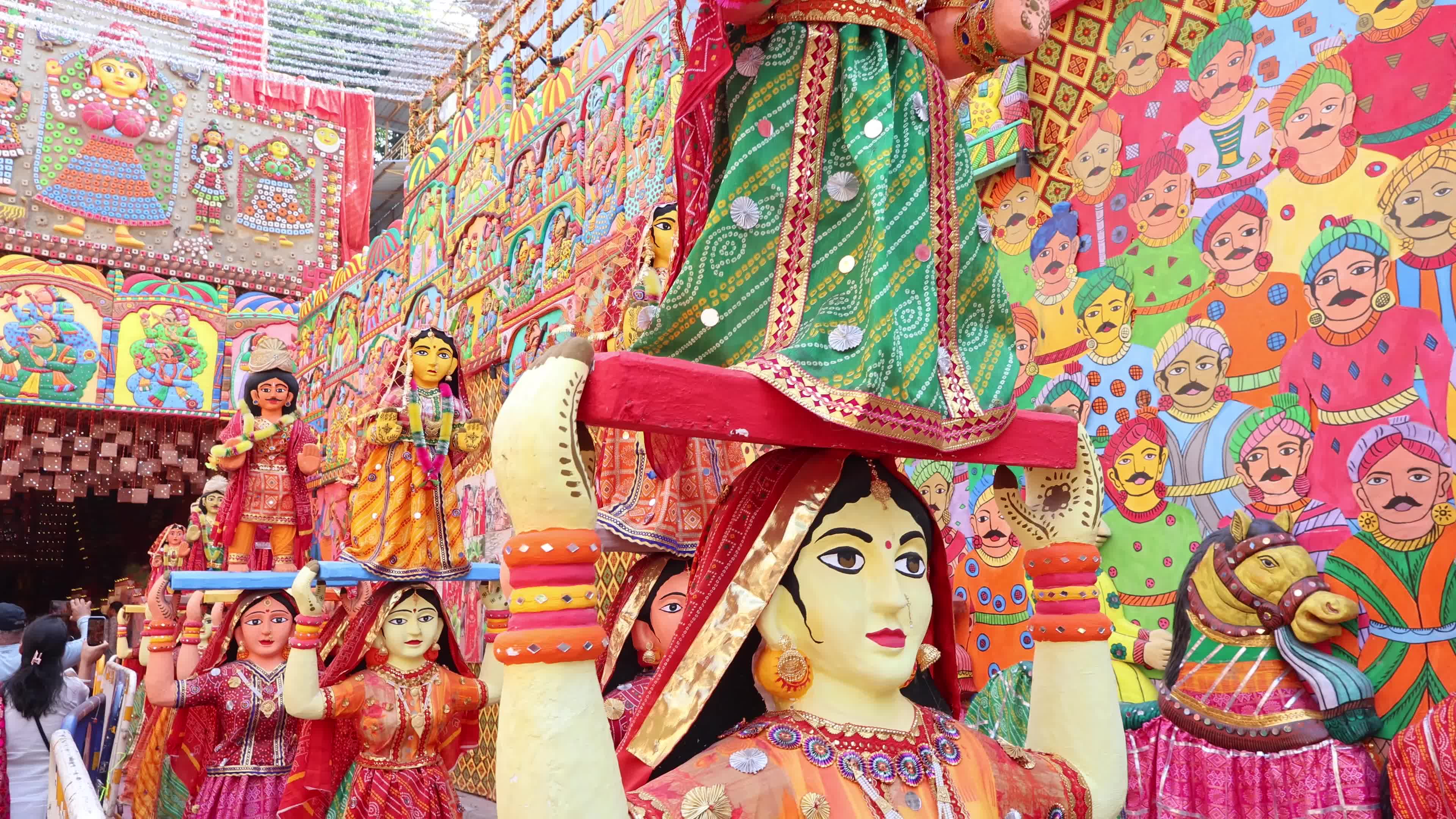 Durga Puja Celebrations In Kolkat,India