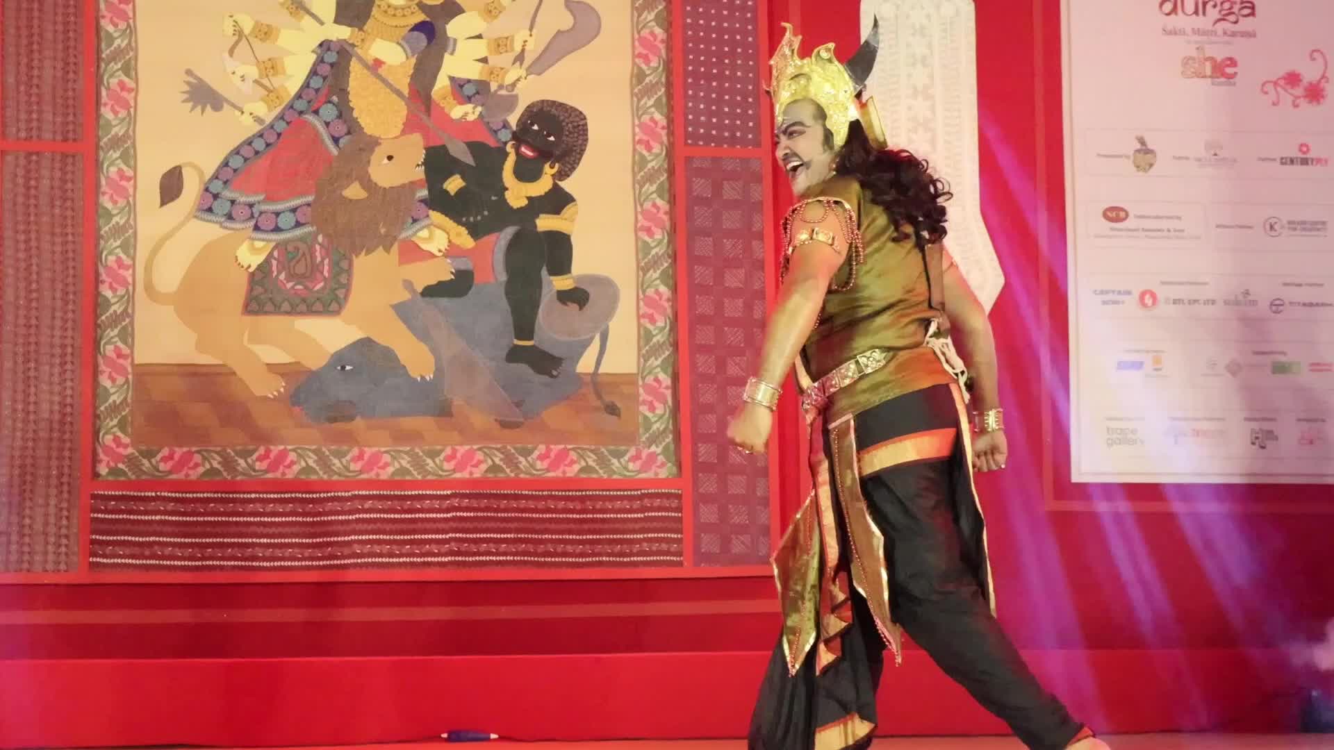 Durga Puja Celebrations Indian Museum In Kolkat,India