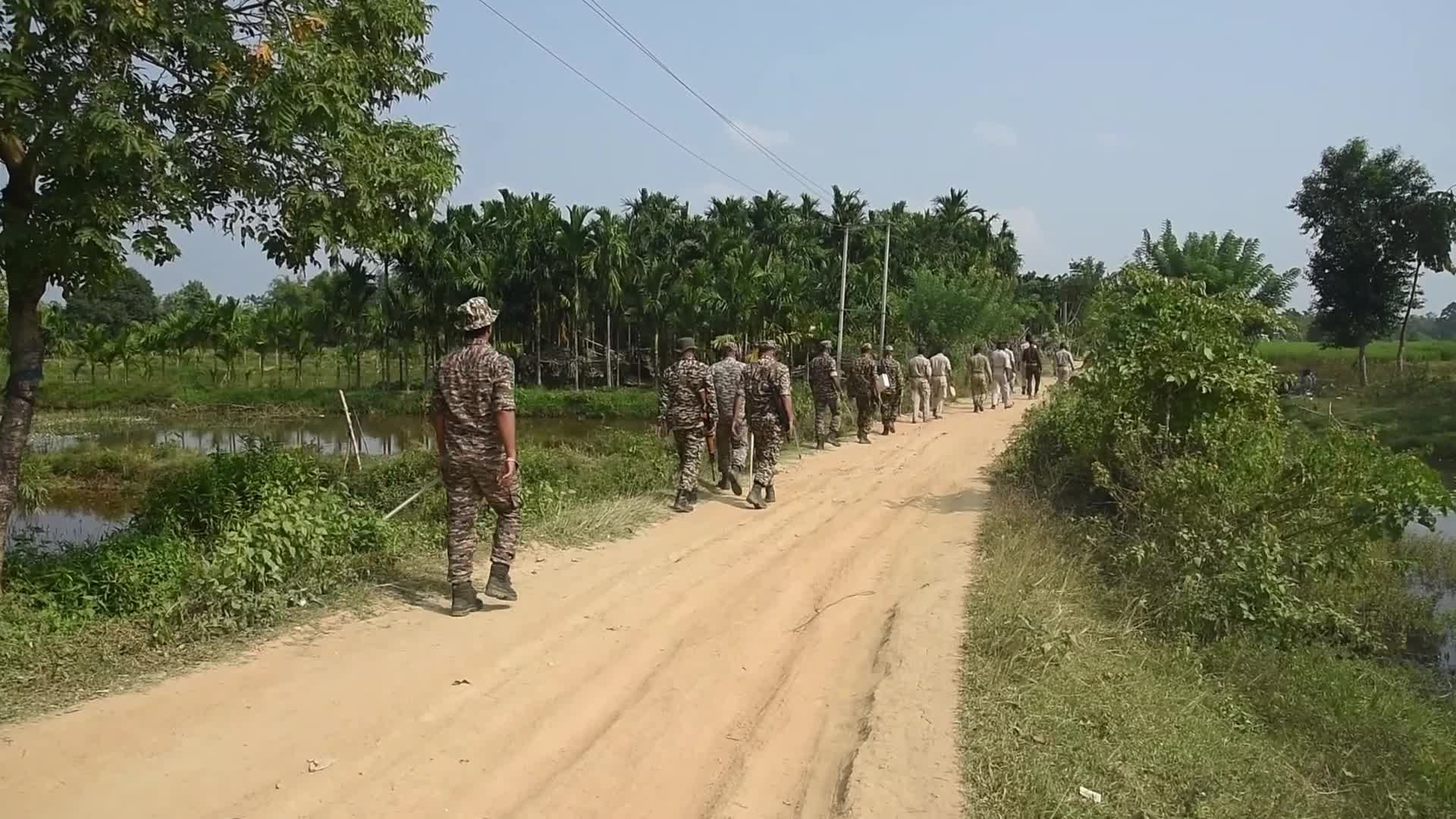 Eviction Drive at Borpani Reserved Forest in Assam , India
