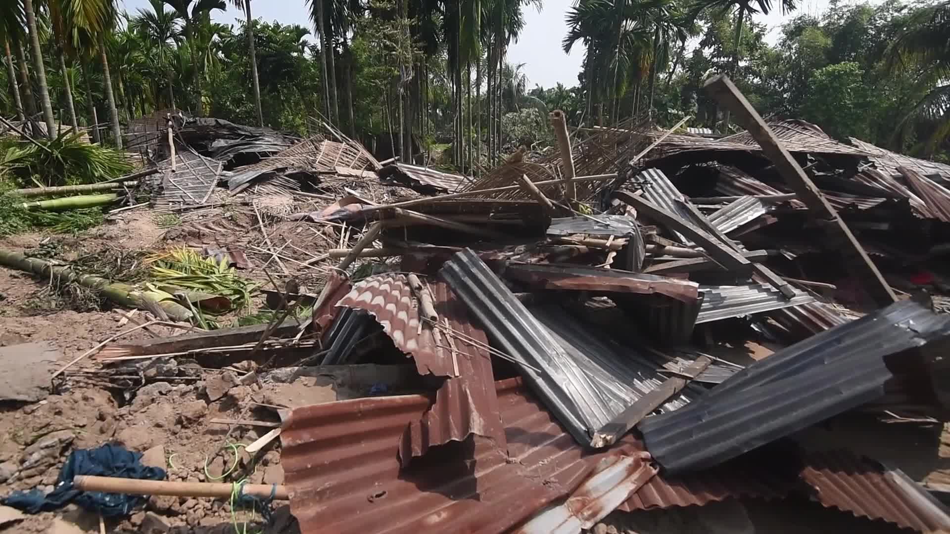 Eviction Drive at Borpani Reserved Forest in Assam , India