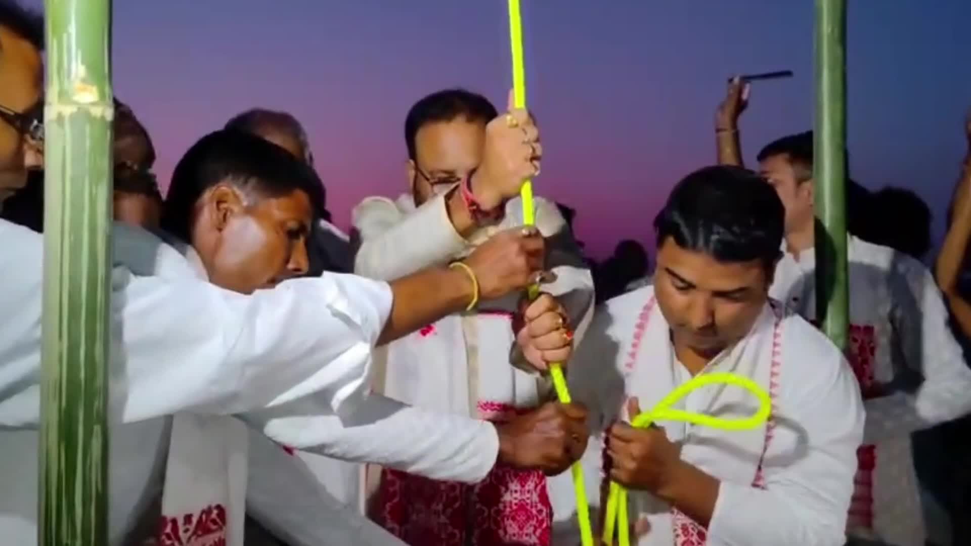 KATI BIHU FESTIVAL AT KOLIABOR IN ASSAM ,INDIA