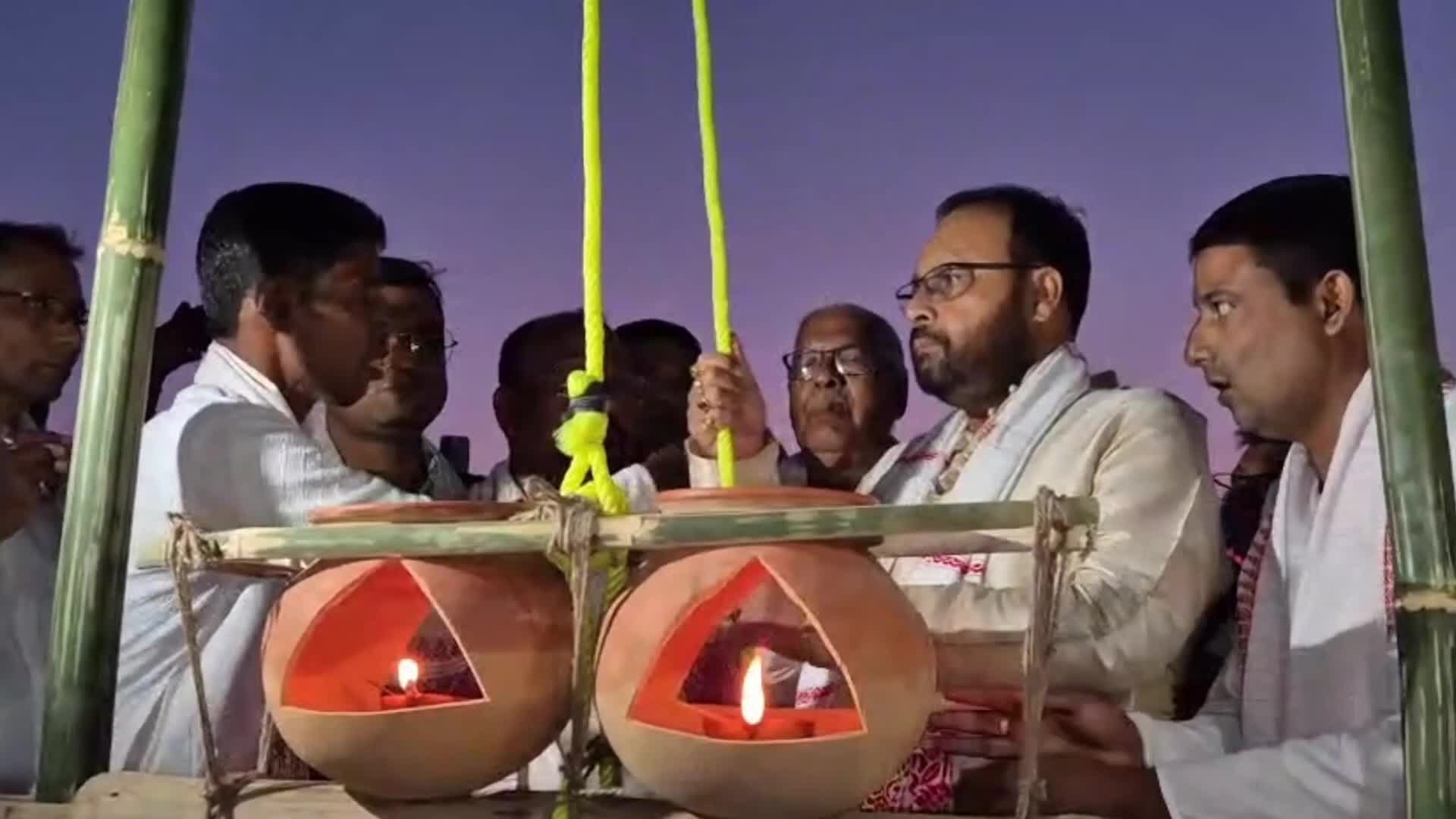 KATI BIHU FESTIVAL AT KOLIABOR IN ASSAM ,INDIA
